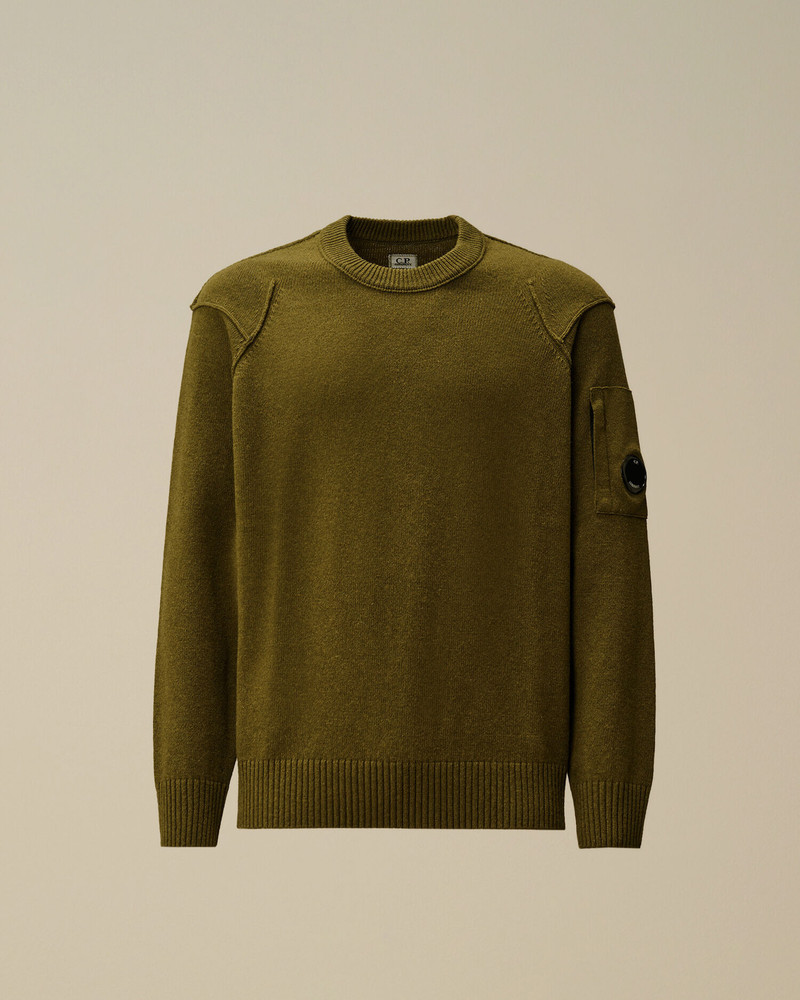 Lambswool GRS Crewneck Lens Sweater 1