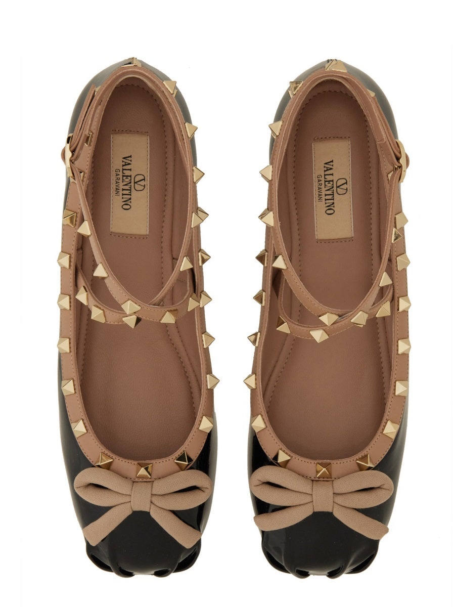 Valentino Garavani Women Rockstud Ballerina - 2