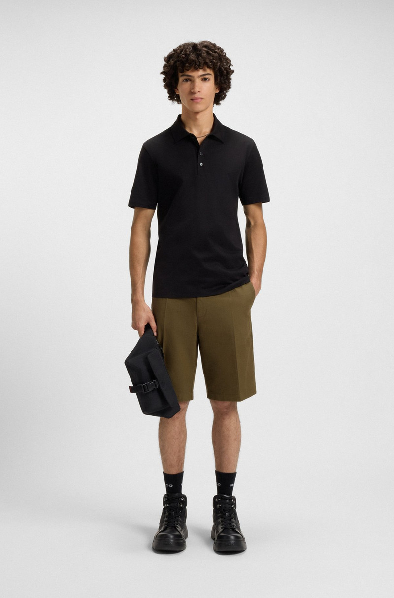 HUGO REGULAR-FIT STRIPED POLO SHIRT IN MERCERIZED COTTON outlook