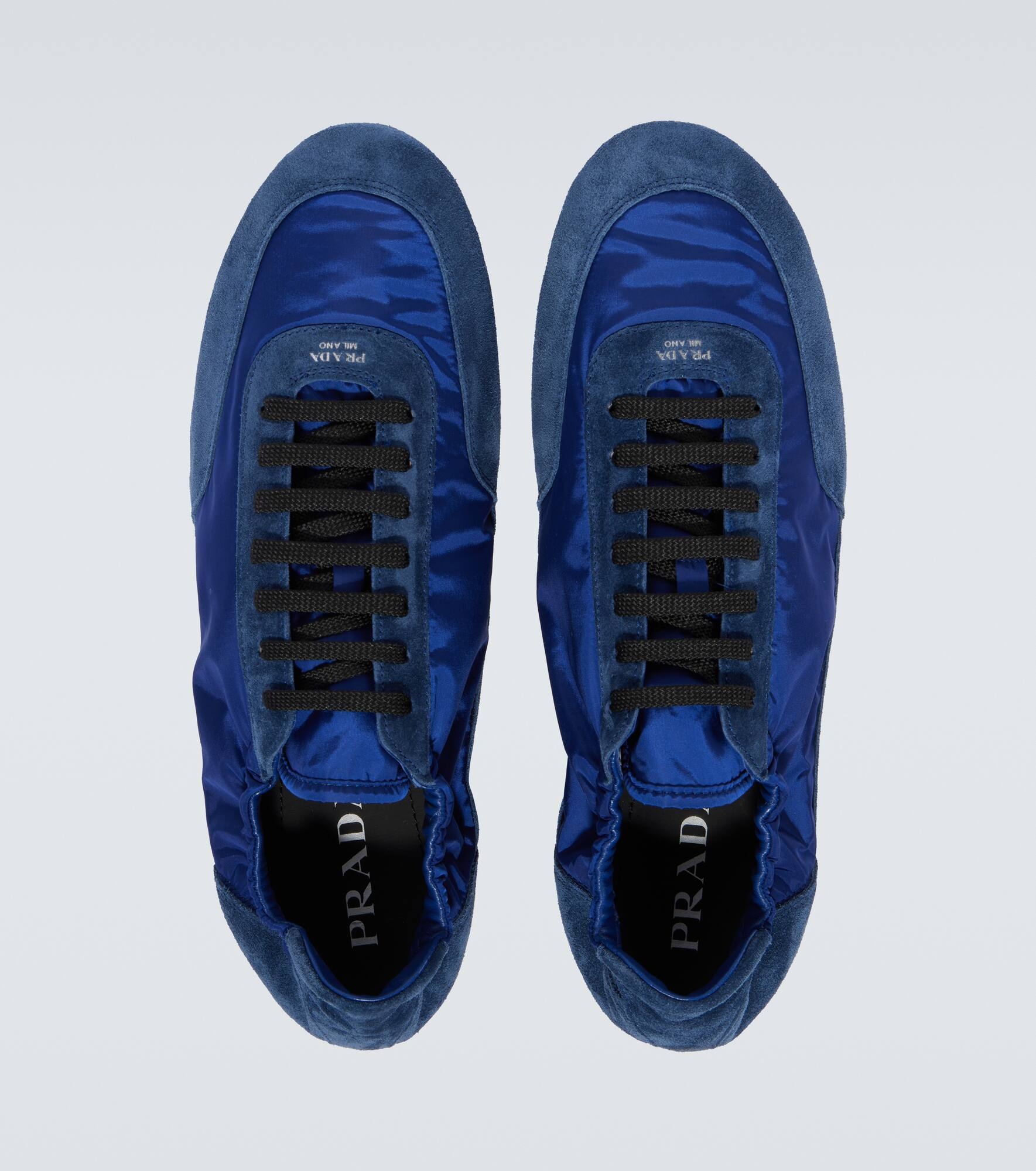 Collapse Re-Nylon suede-trimmed sneakers - 4