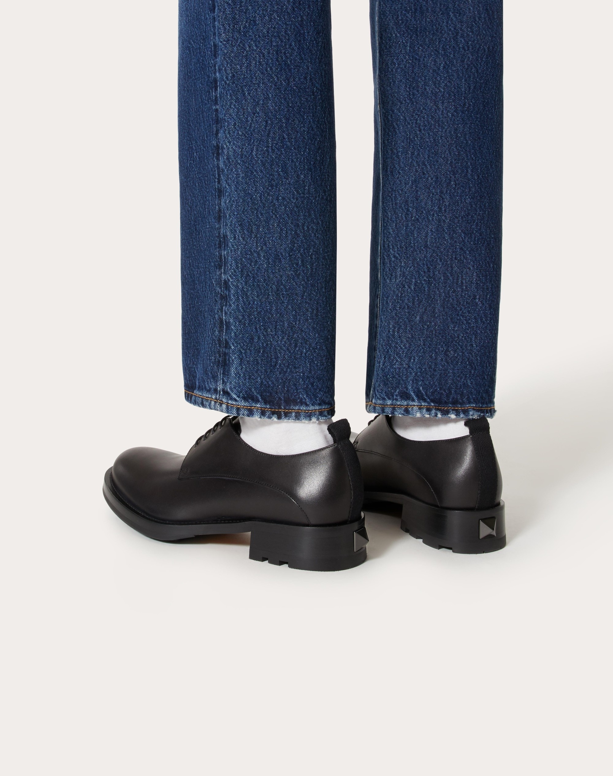 ROMAN STUD CALFSKIN DERBY - 6