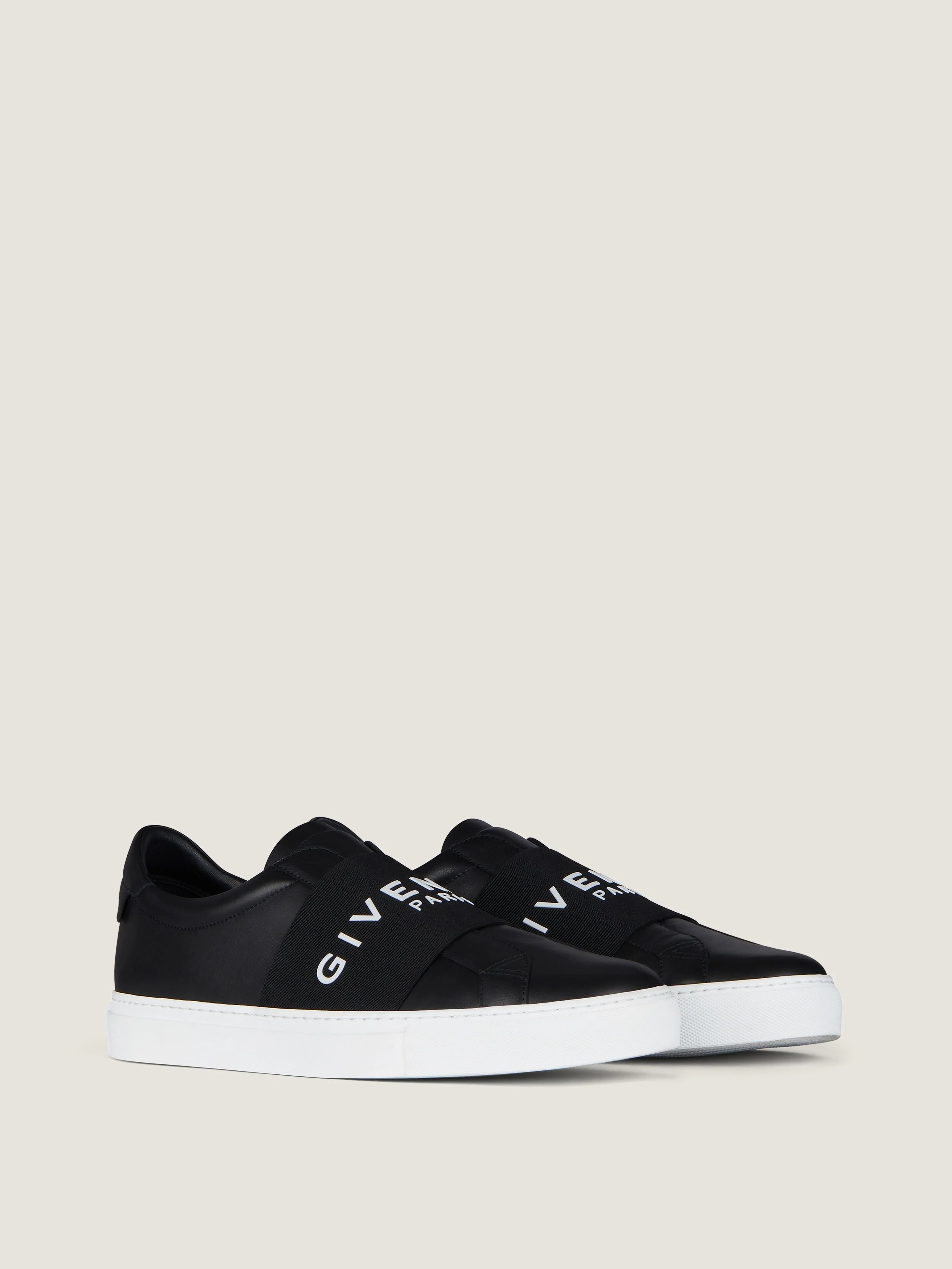 URBAN STREET SNEAKERS IN LEATHER WITH ELASTIC BAND - 1