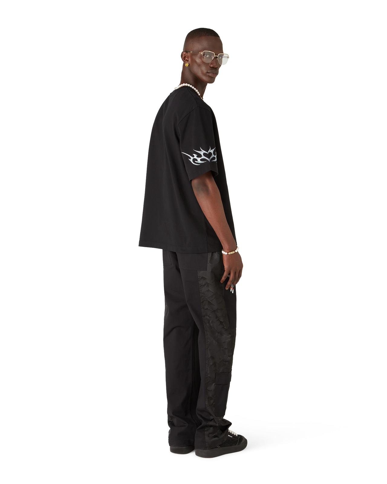 Blades Oversized Short Sleeve T-Shirt | Casablanca Paris - 4