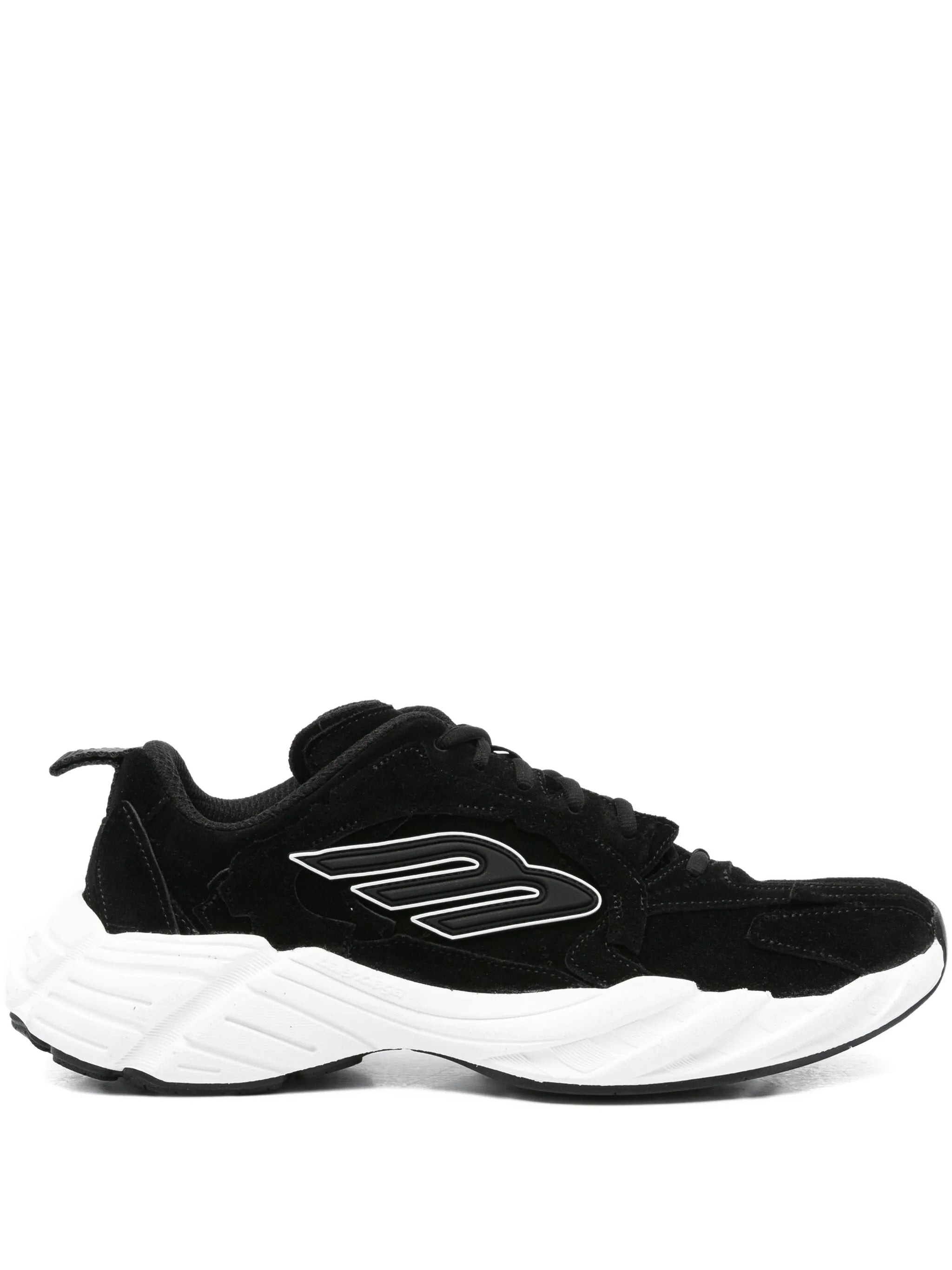 Balenciaga Monday Suede-leather Sneakers - 1