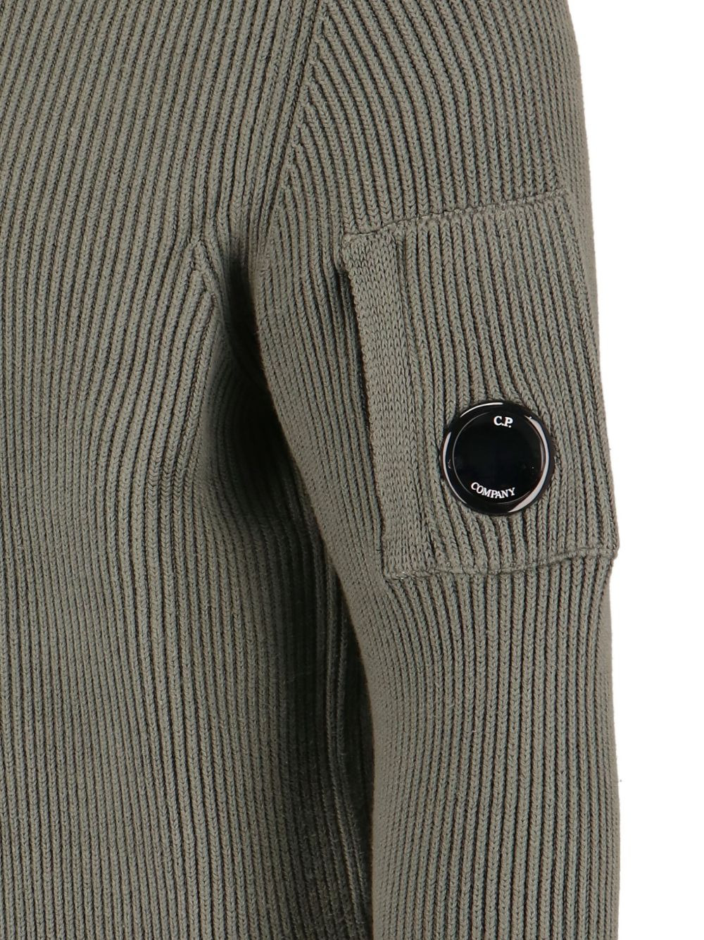 ribbed lens-detail sweater - 3