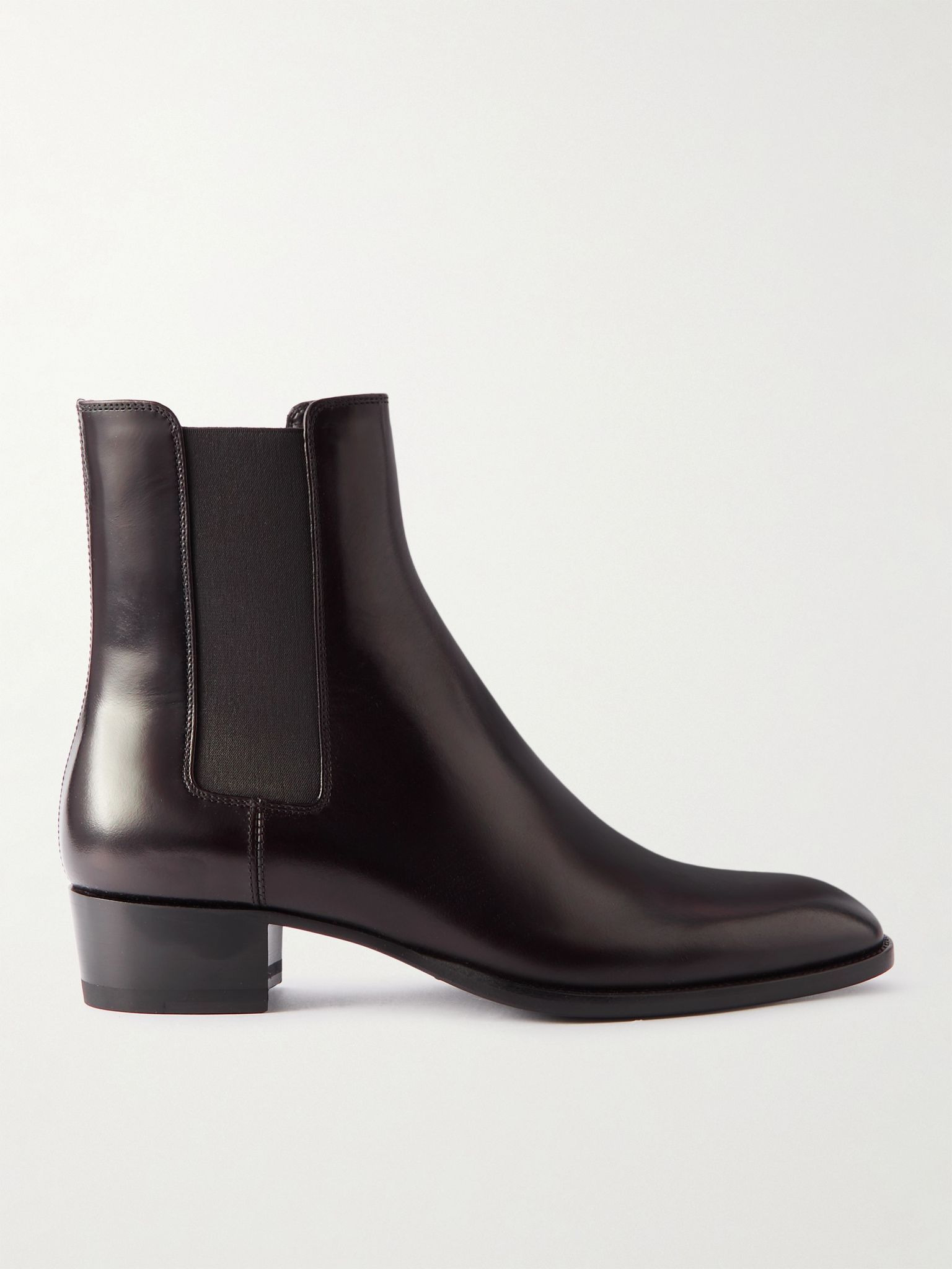 Wyatt Leather Chelsea Boots Brown - 1