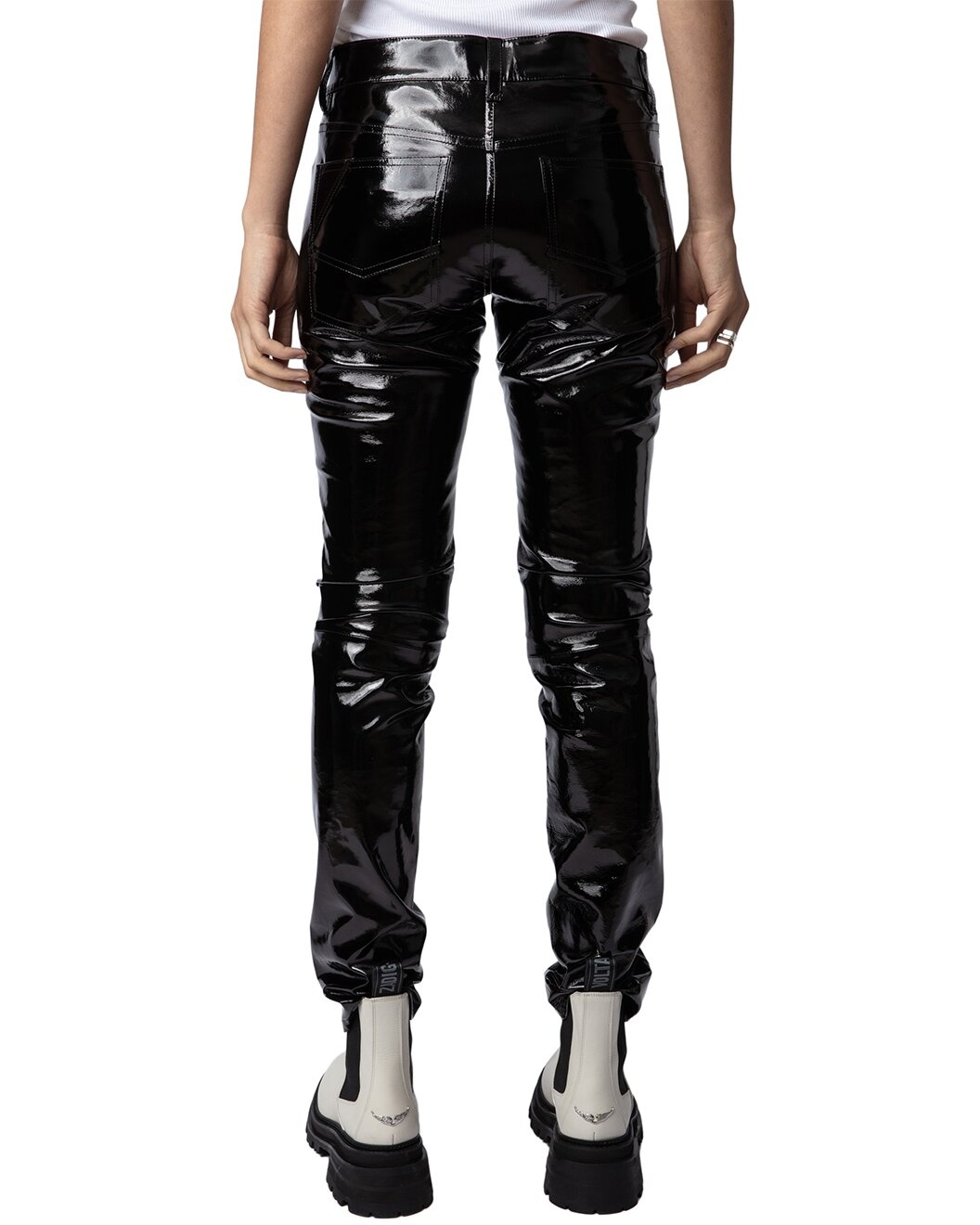 Zadig & Voltaire Peko Vinyle Leather Pant - 2