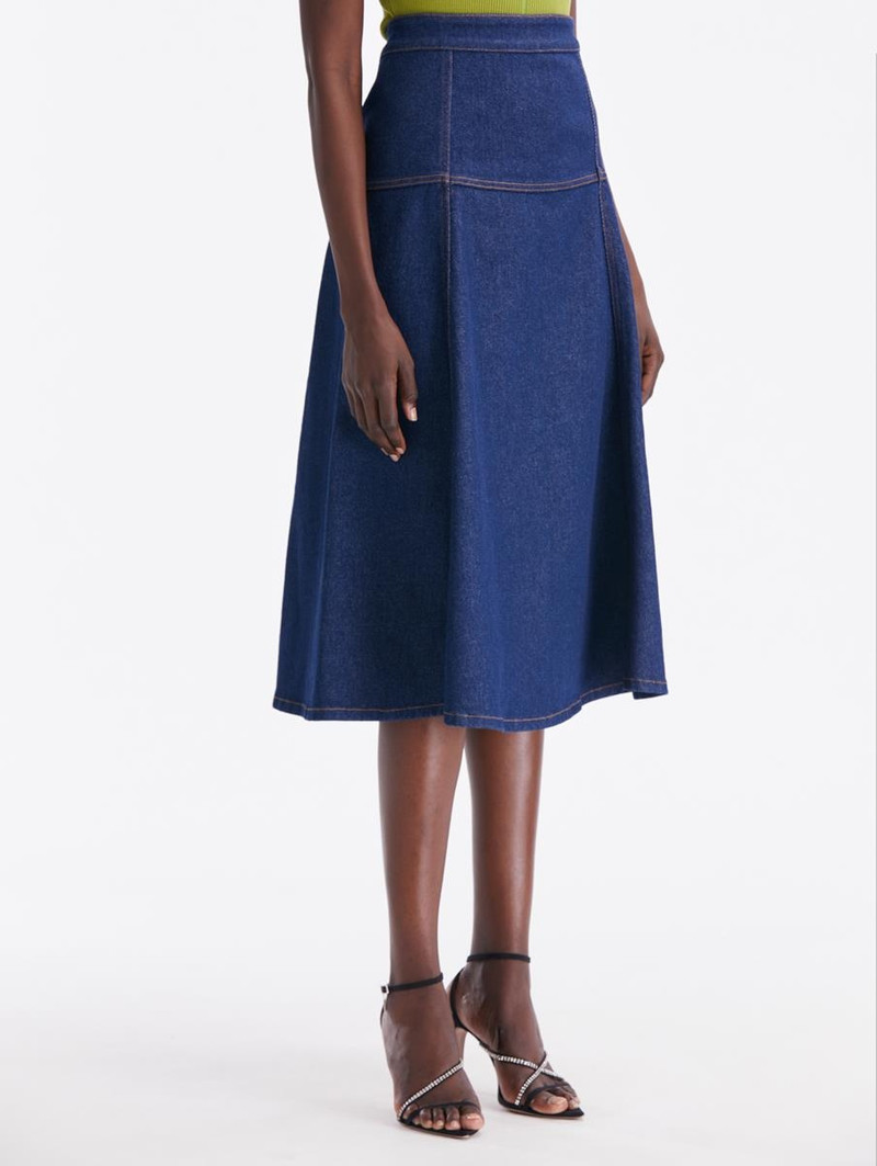 DENIM MIDI SKIRT 4