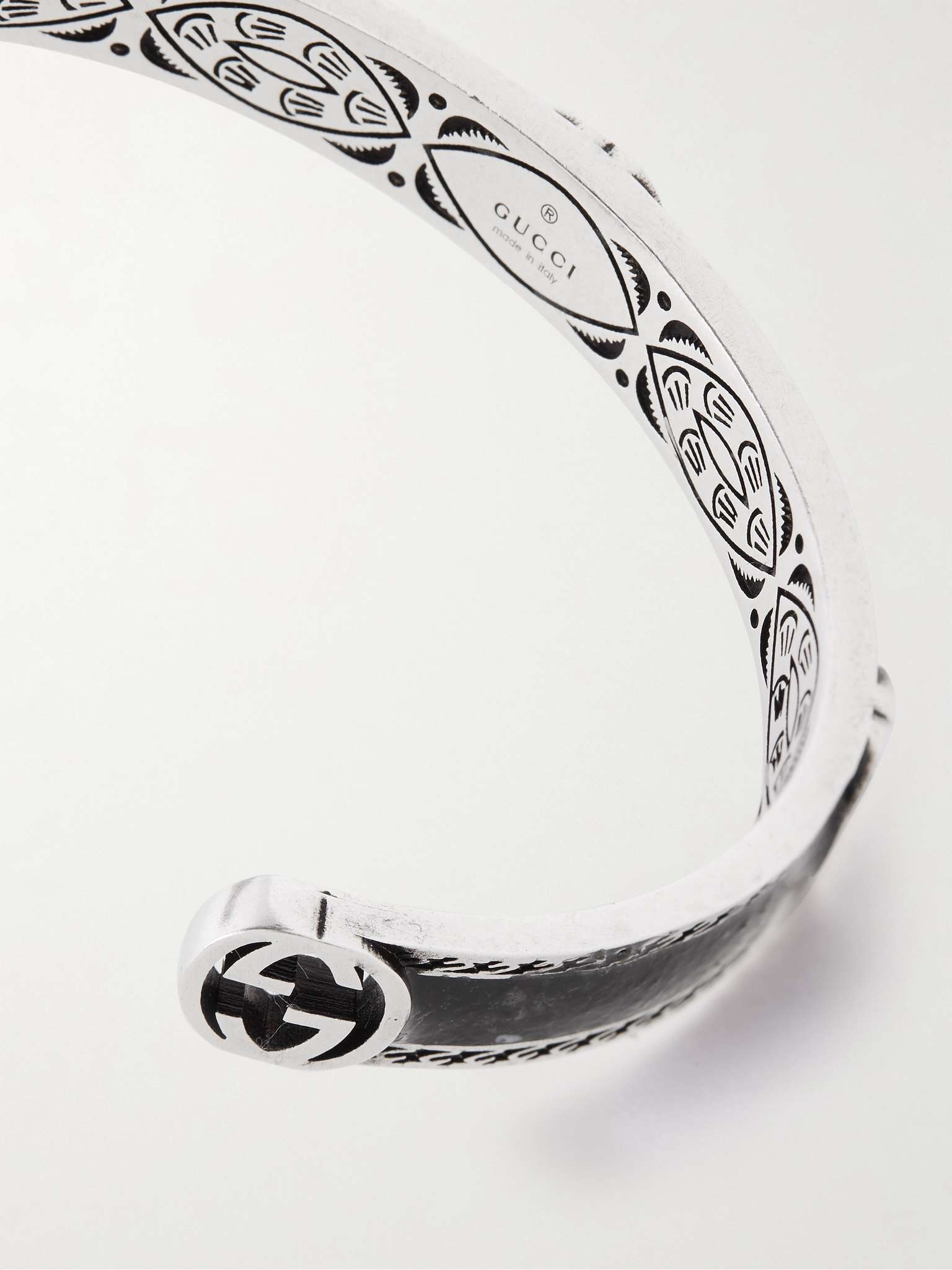 Sterling Silver and Enamel Cuff - 4