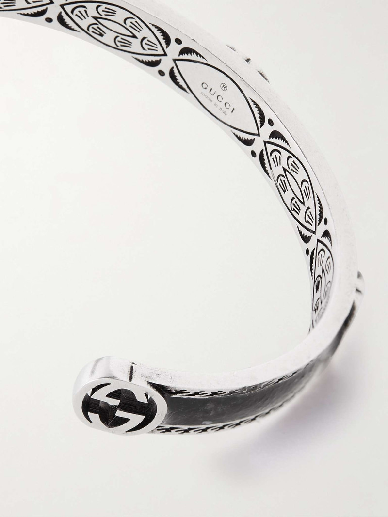 Sterling Silver and Enamel Cuff 4