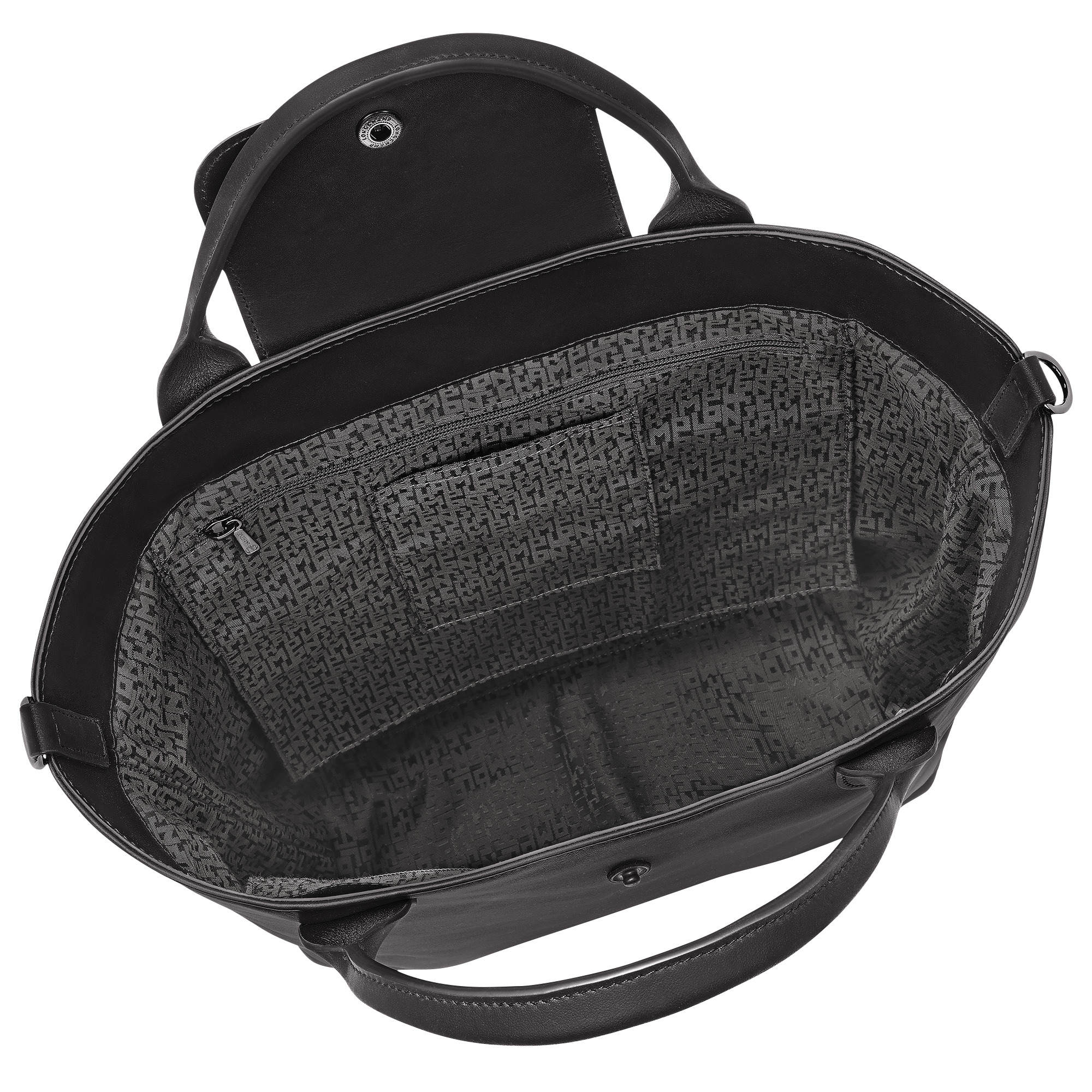 Le Pliage Xtra Tote bag Black - Leather - 5