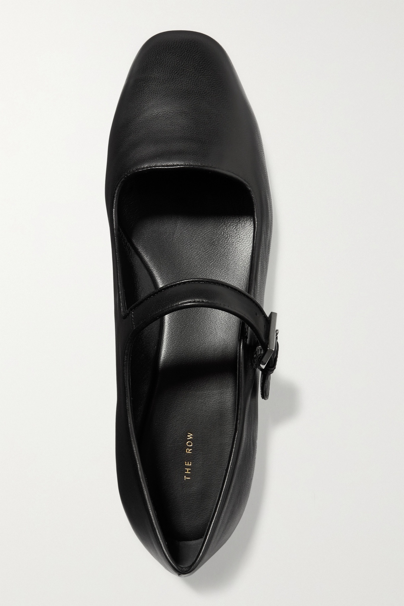 希少品◆送料込♪【The Row】Ava Shoes in Leather Black Ava Shoe Black in Leather – The Row