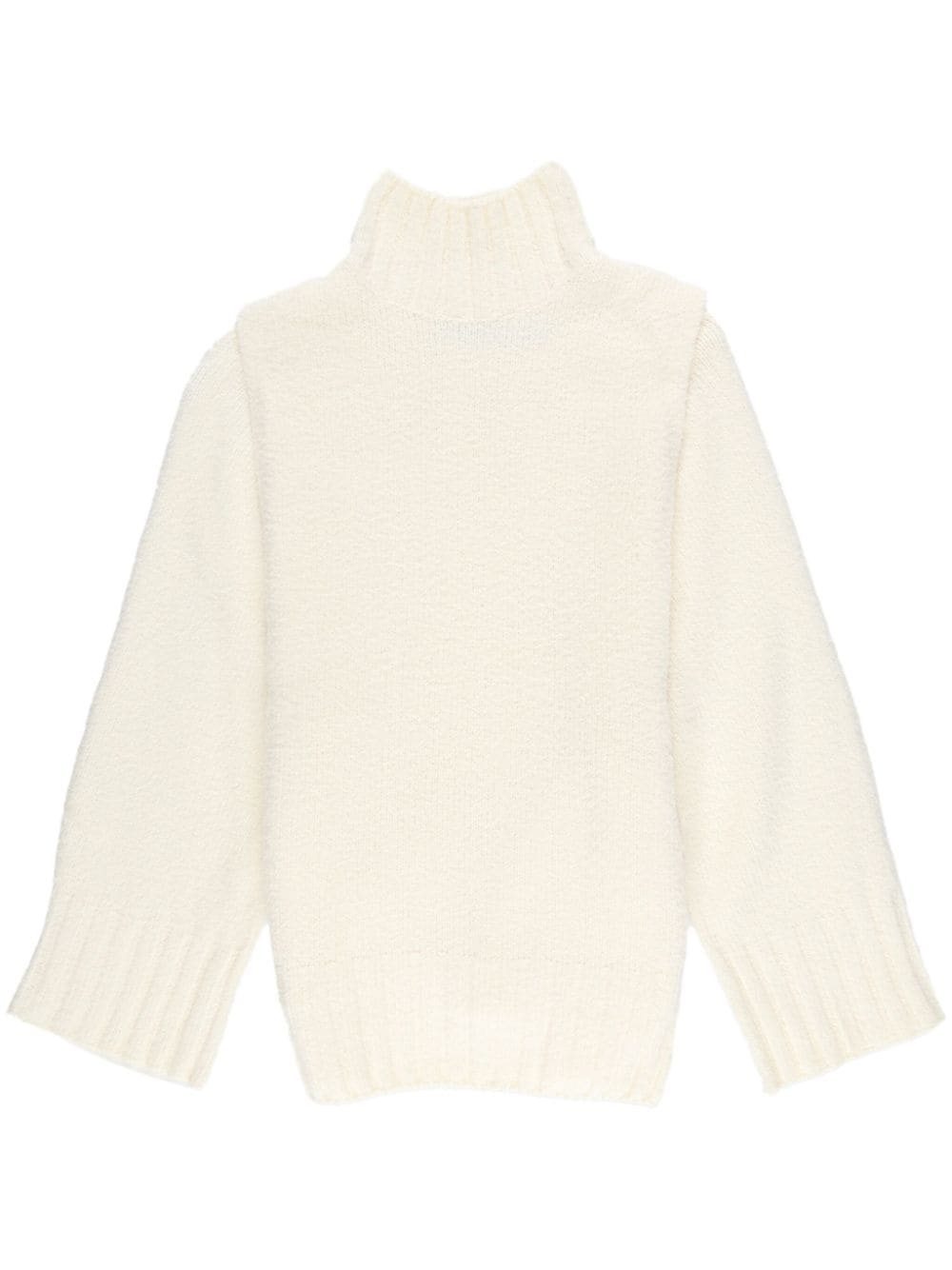 Escapee layered high-neck jumper - 1