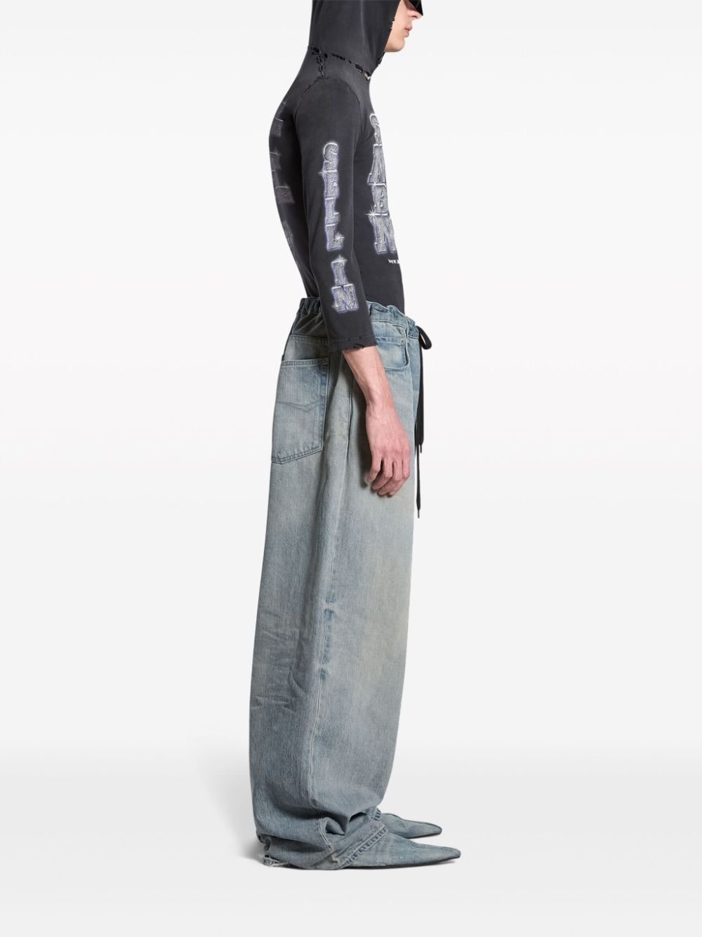 SNBN hooded long-sleeve T-shirt - 2