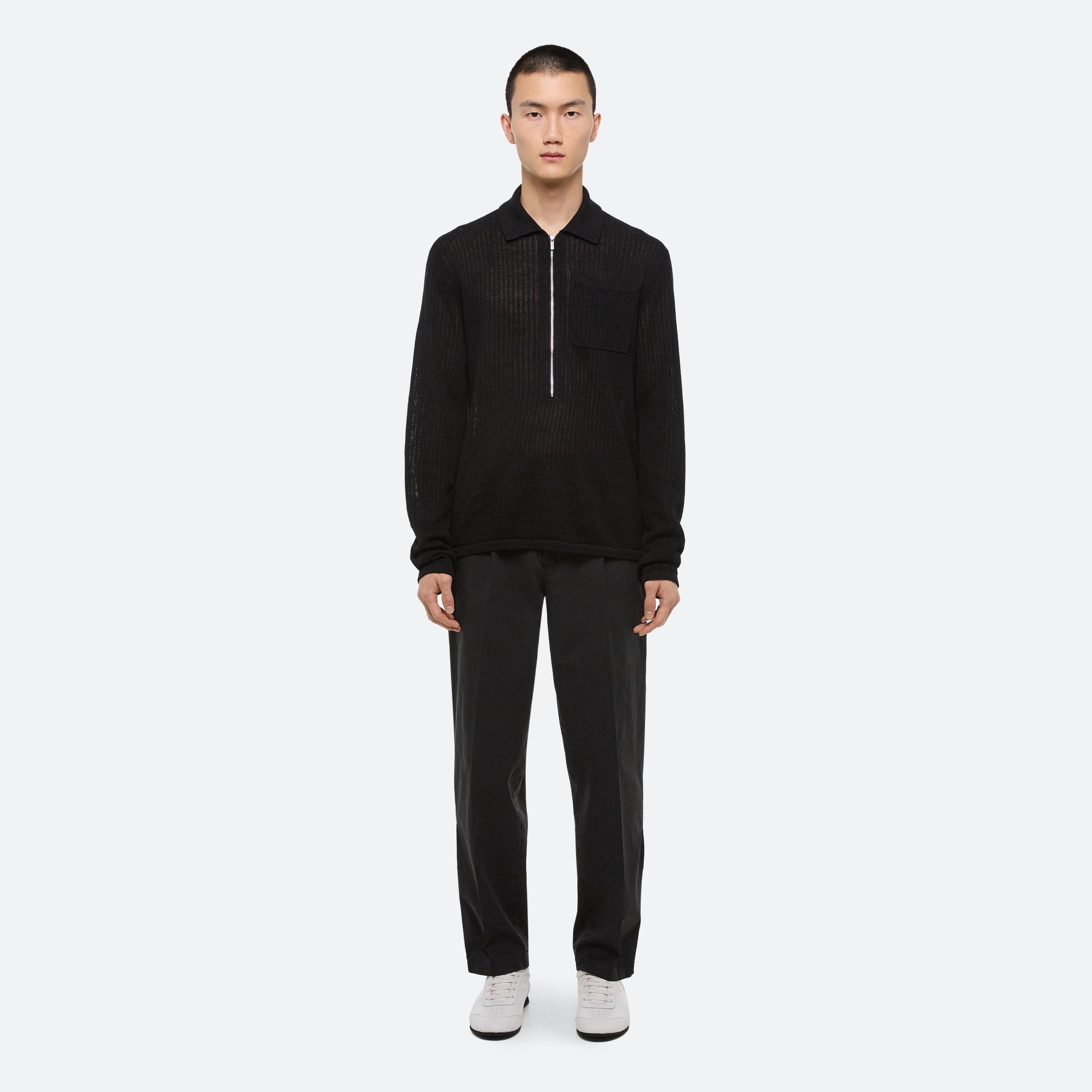 LONGSLEEVE ZIP POLO - 3