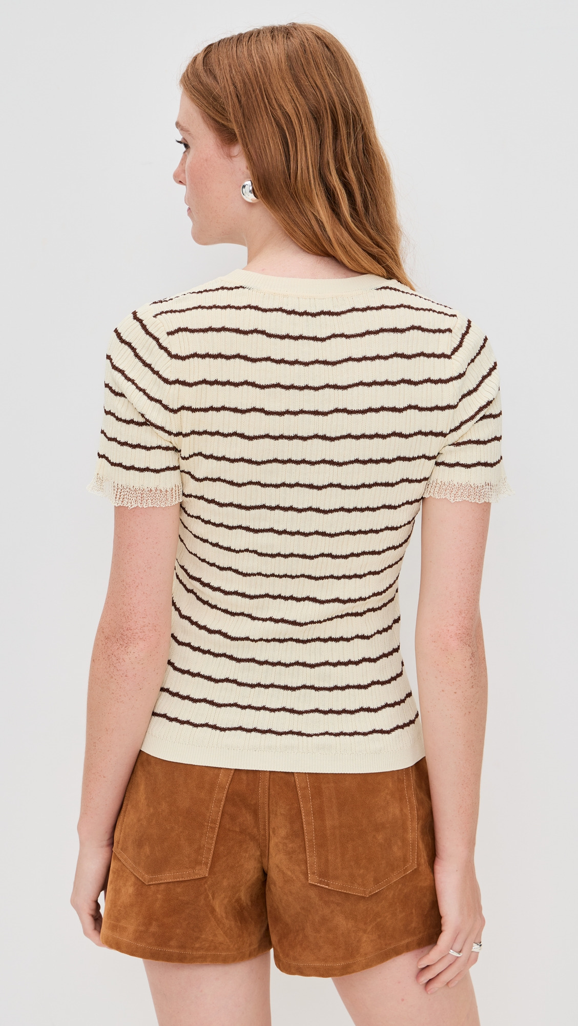 Chiara Stripe Short Sleeve Shirt - 2