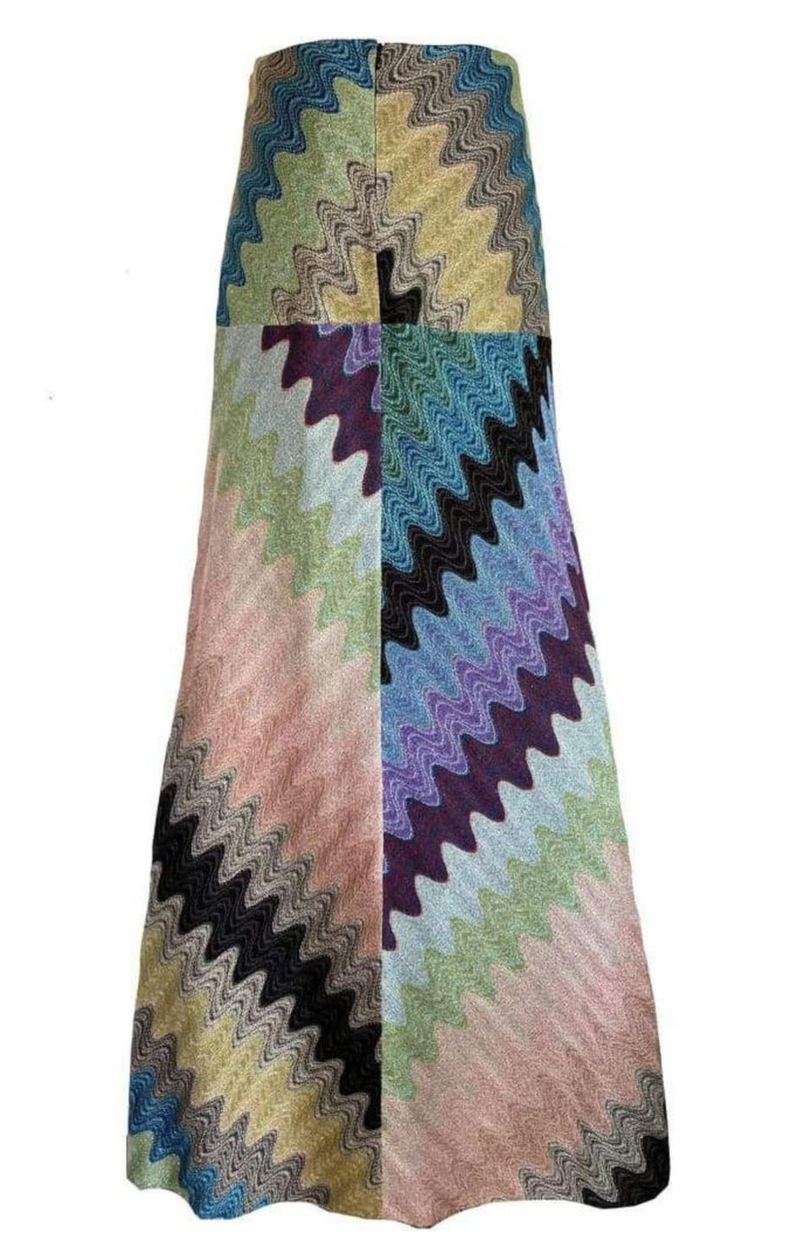 Missoni Metallic Jacquard Maxi Skirt - 2
