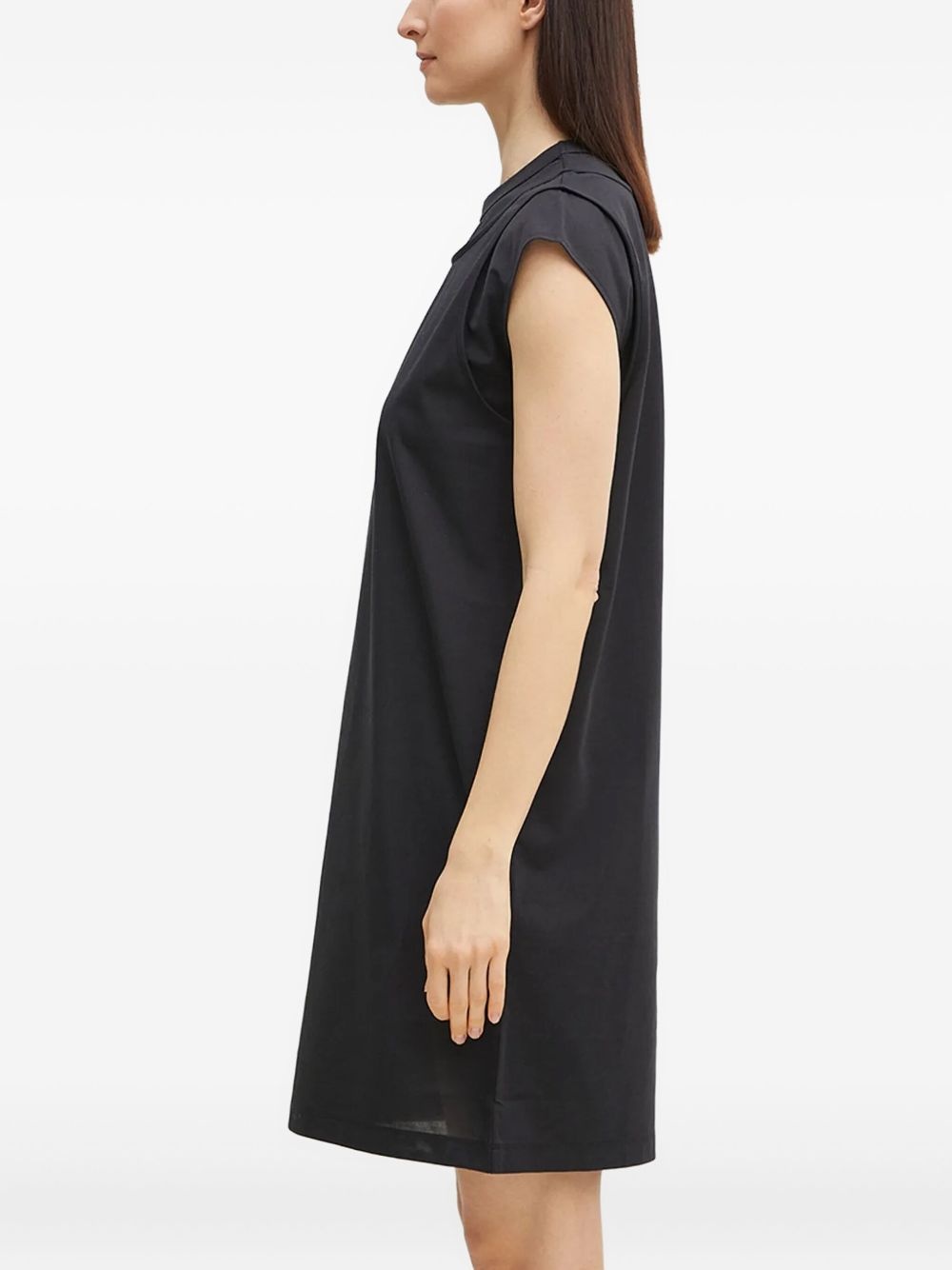 Tee cap-sleeve round-neck dress - 3