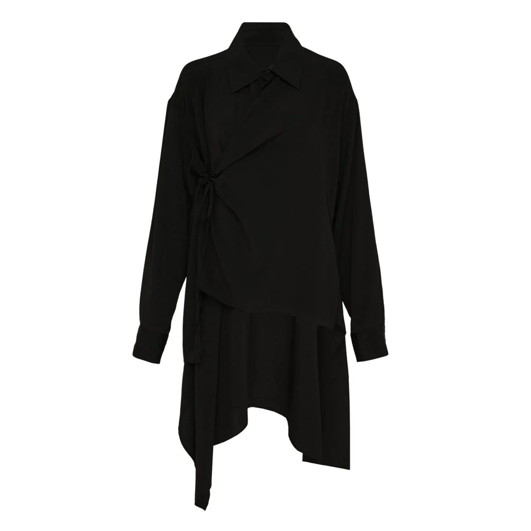 Long Asymmetric Blouse - 1