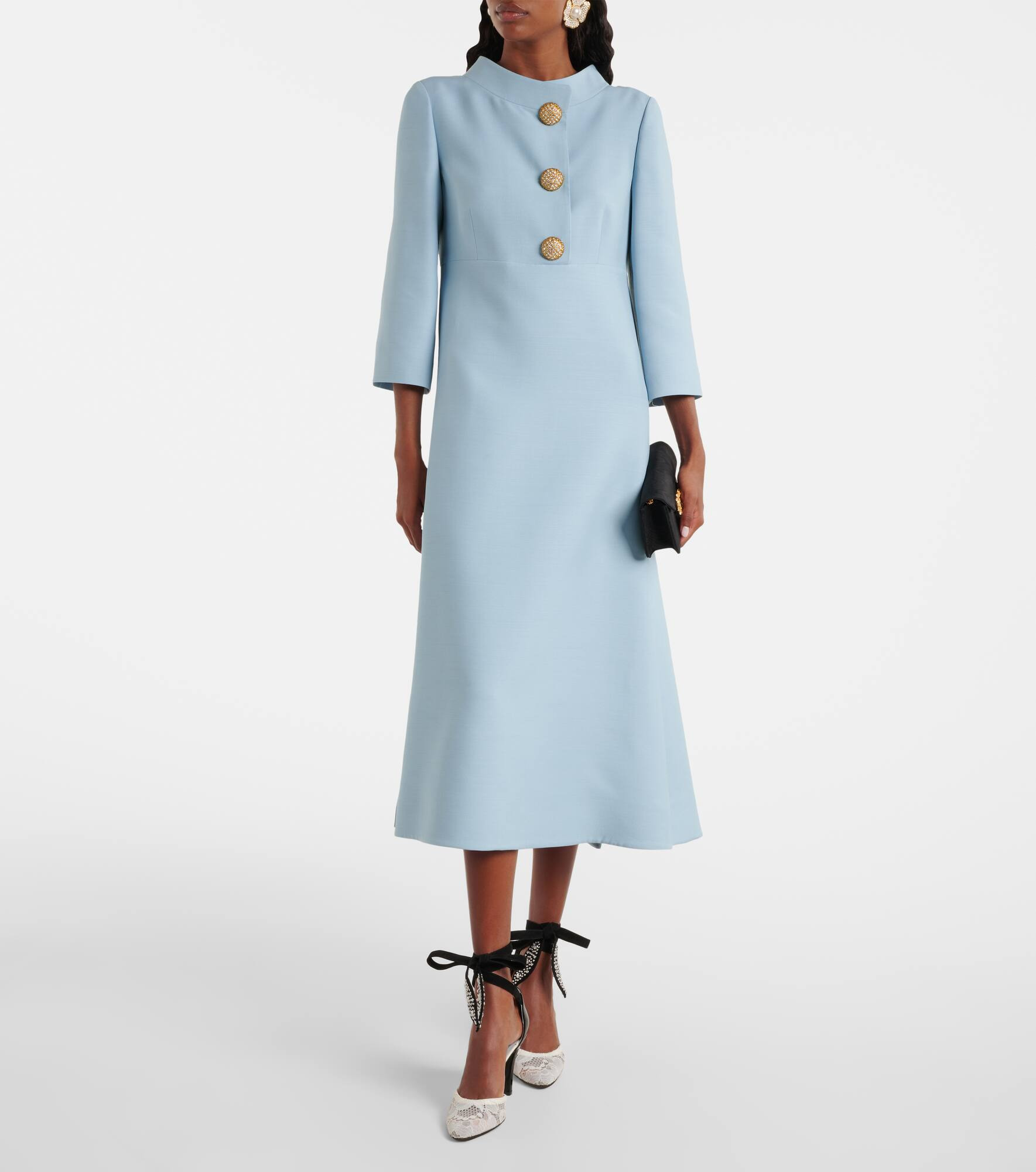 Crepe Couture midi dress - 2
