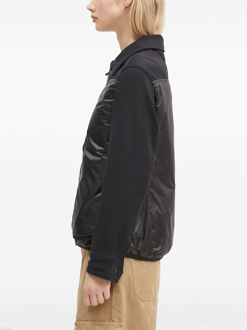 Y-3 panelled button-fastening jacket outlook