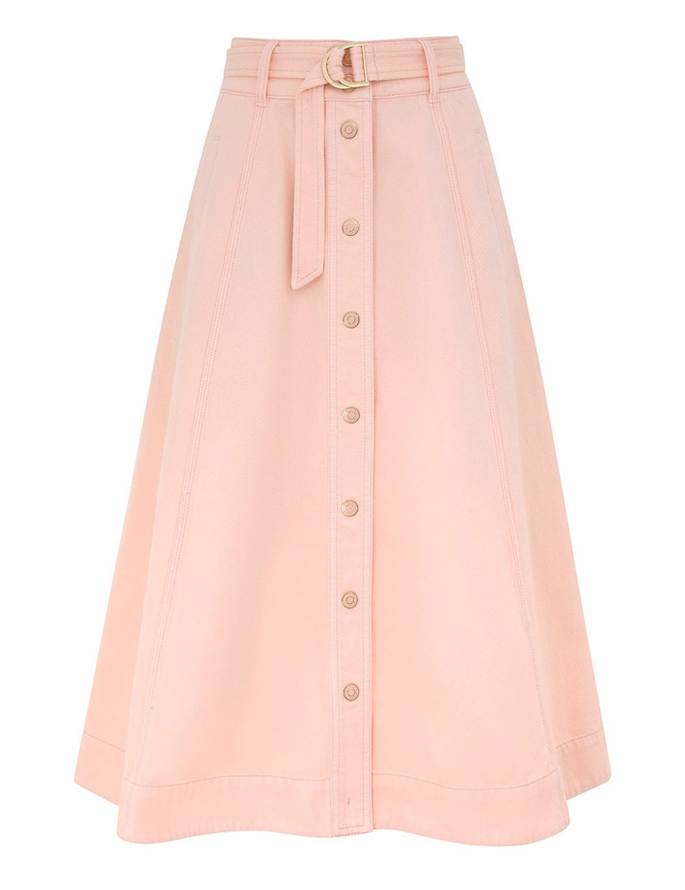 Zimmermann MAXINE A-LINE DENIM SKIRT | REVERSIBLE