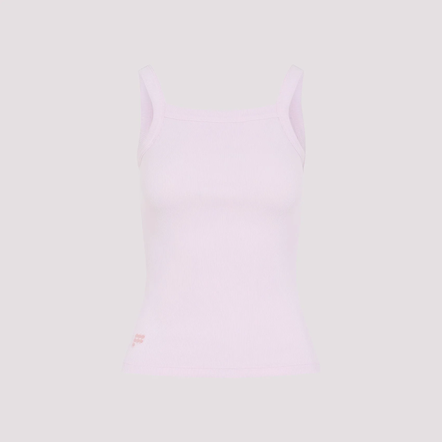 Pangaia Womens Ribbed Square Neck Tank Top - 1