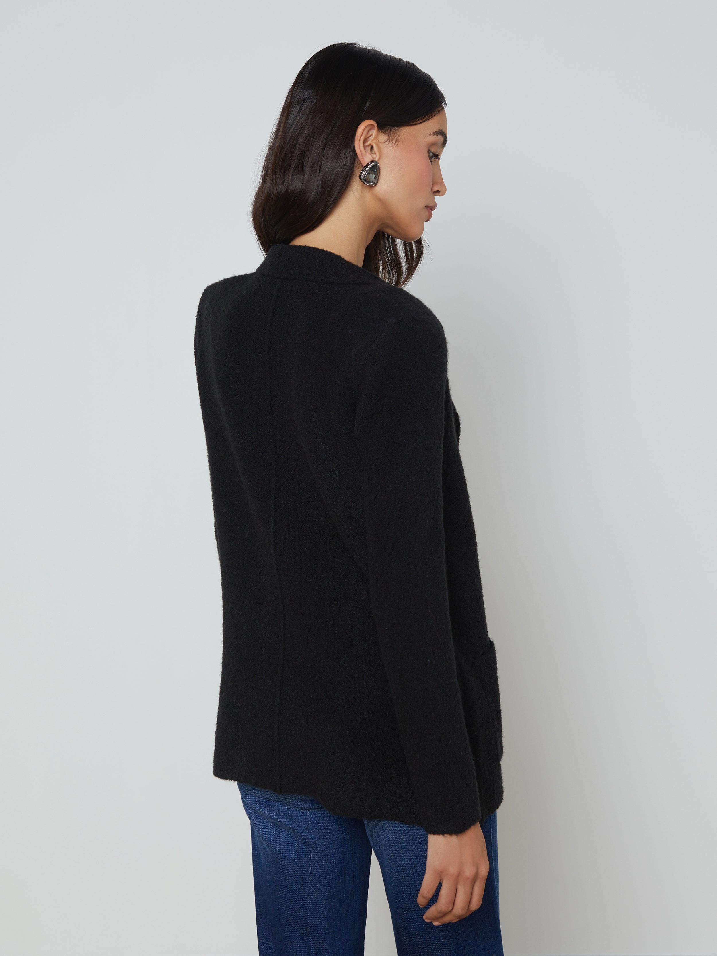 Eileen Knit Boyfriend Blazer - 6