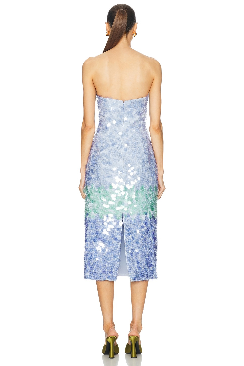Strapless Midi Dress - 3