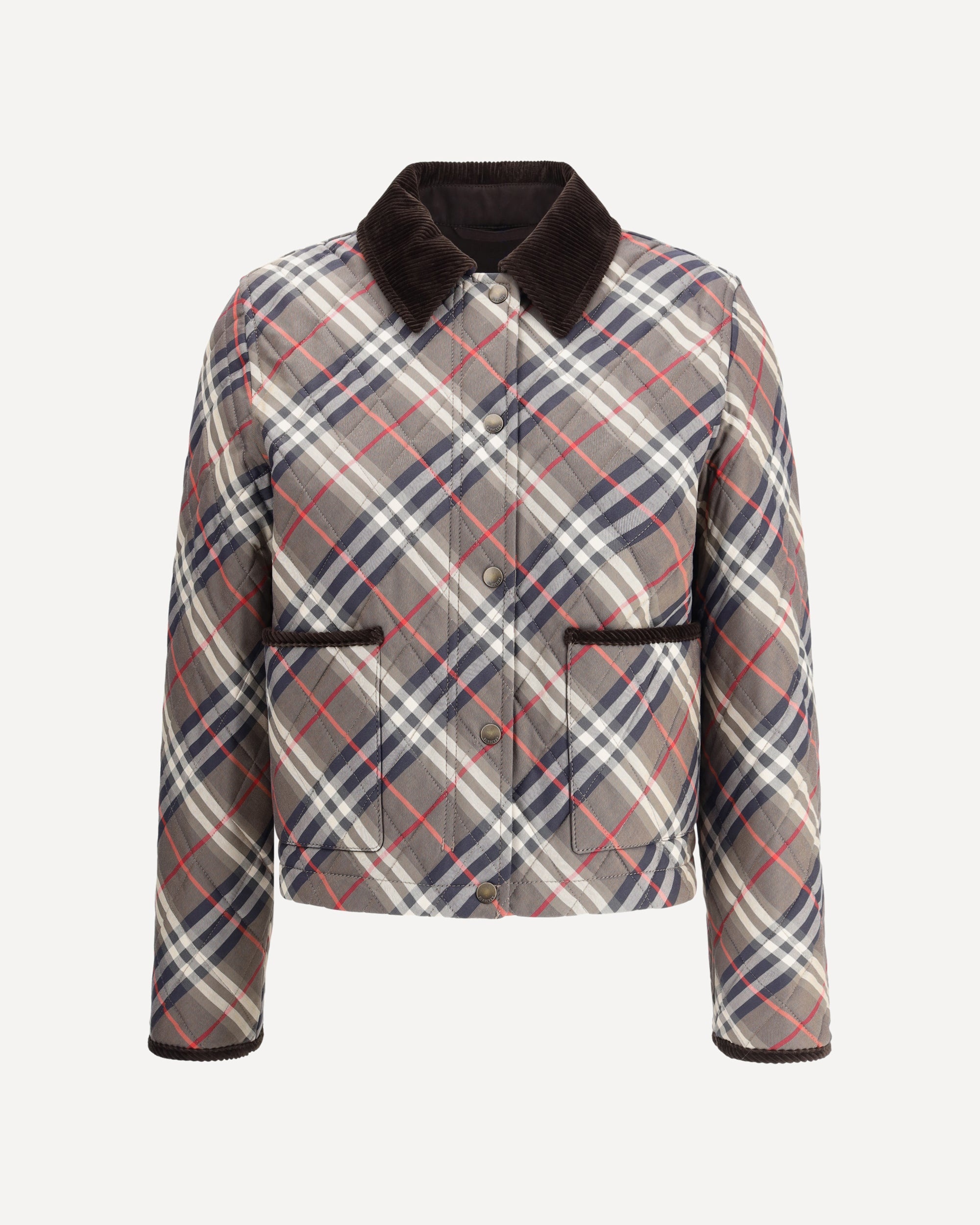 Check wadded Jacket - 1