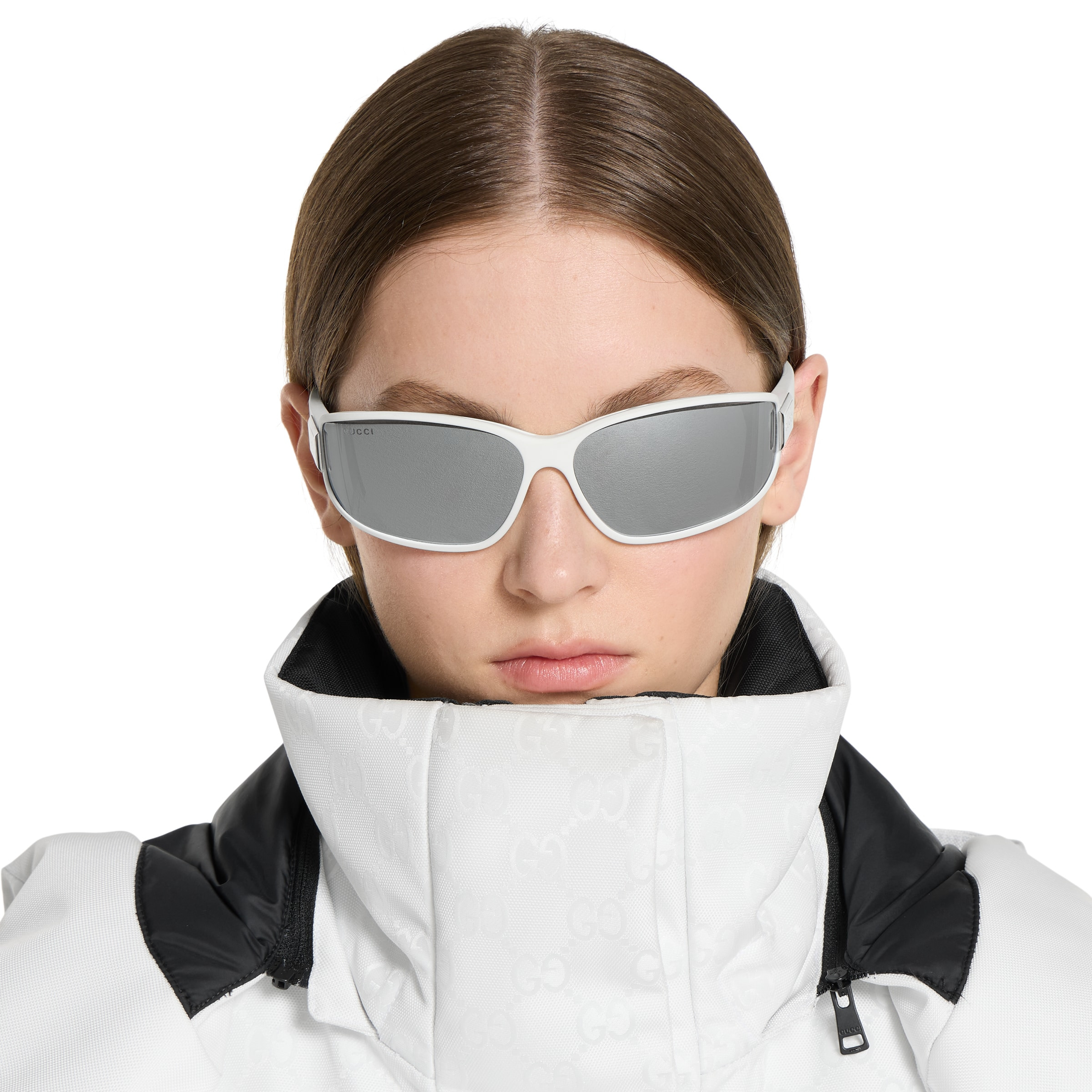 Rectangular frame sunglasses - 5