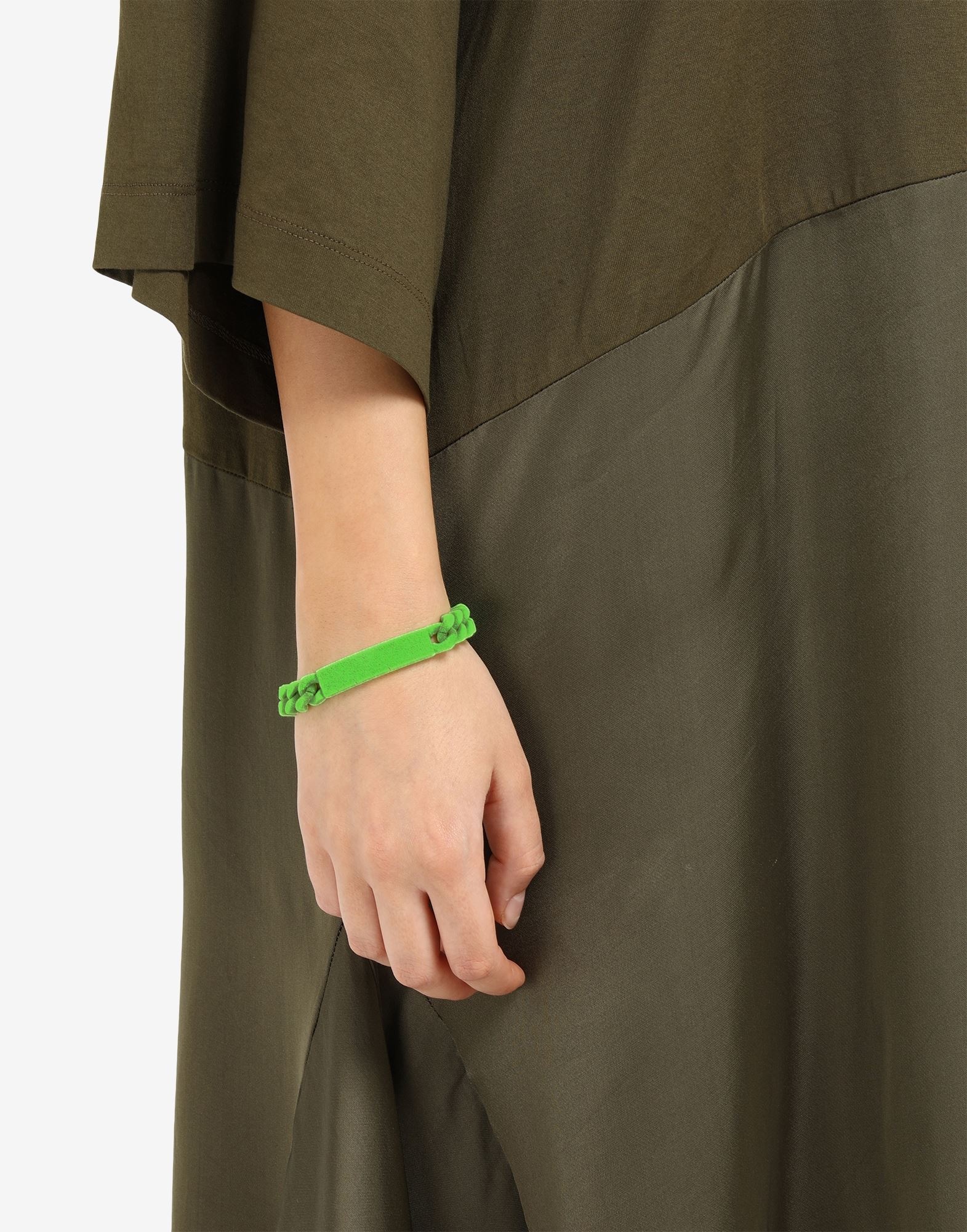 Flocked gourmette bracelet - 4