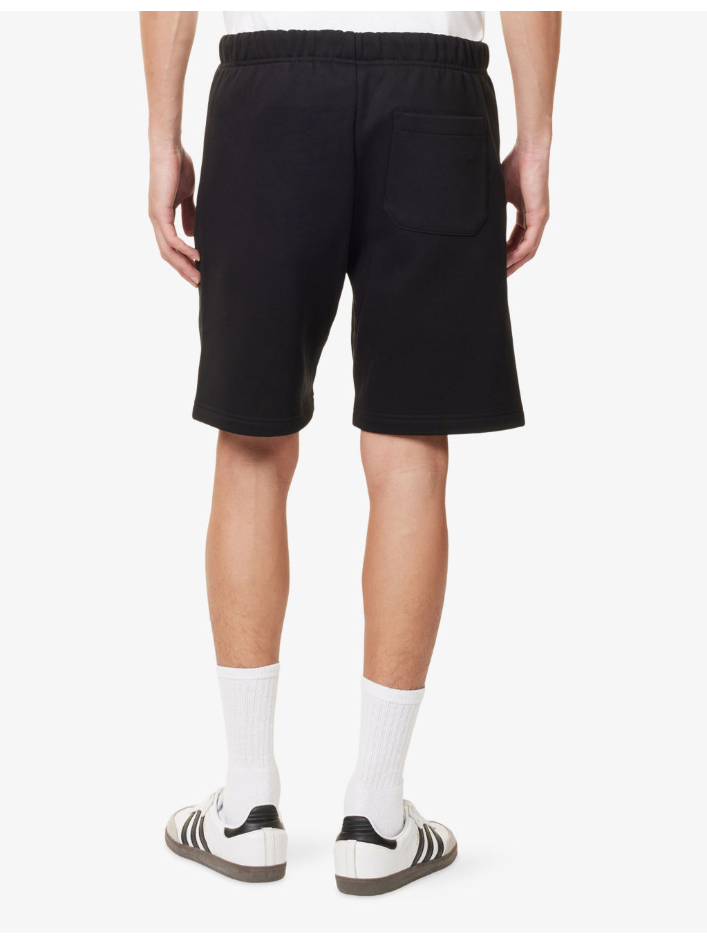 Logo-Embroidered Relaxed-Fit Cotton Sweat Shorts - 4