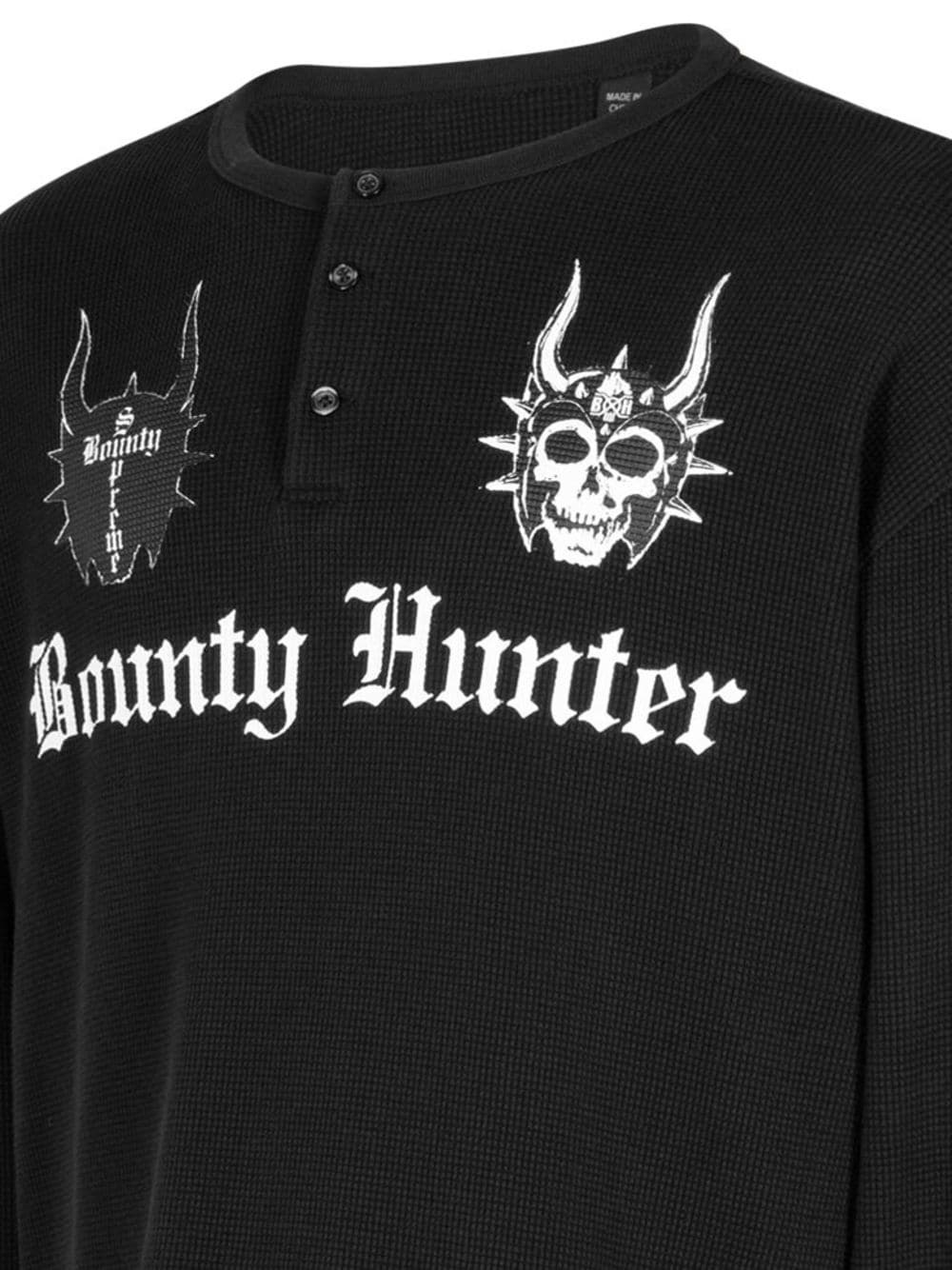 x Bounty Hunter Thermal Henley long-sleeve T-shirt - 3