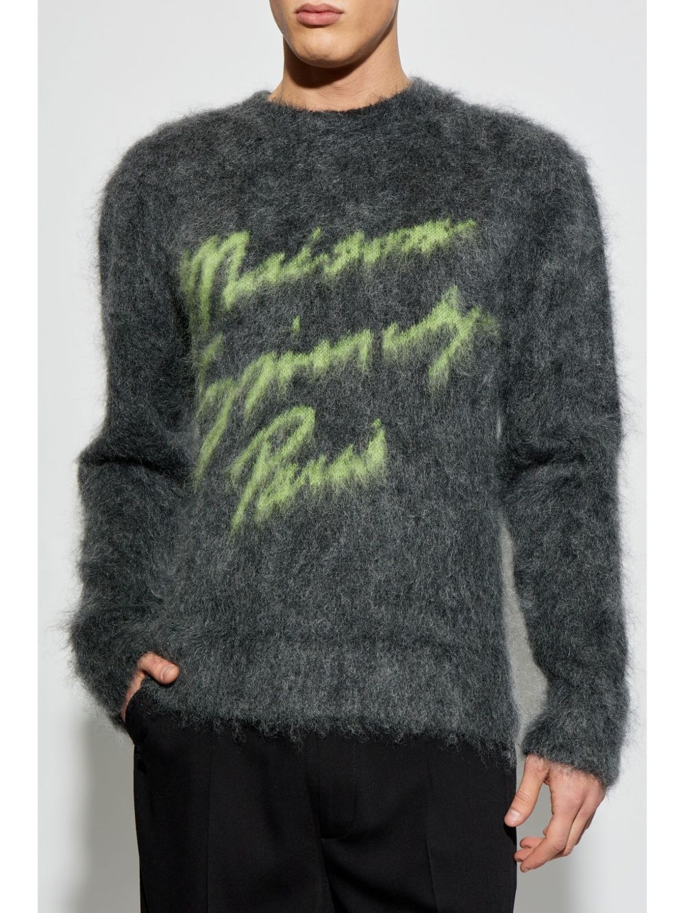 logo-jacquard sweater - 3
