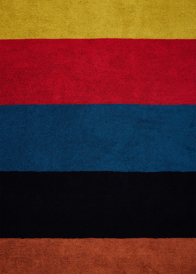 'Artist Stripe' Cotton Towel 4