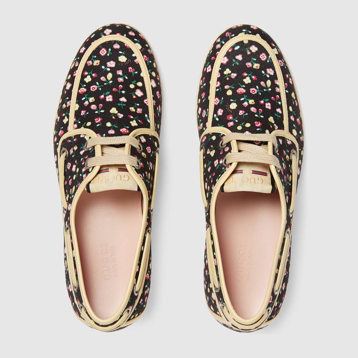 Women's Gucci Liberty floral boat shoe - 3