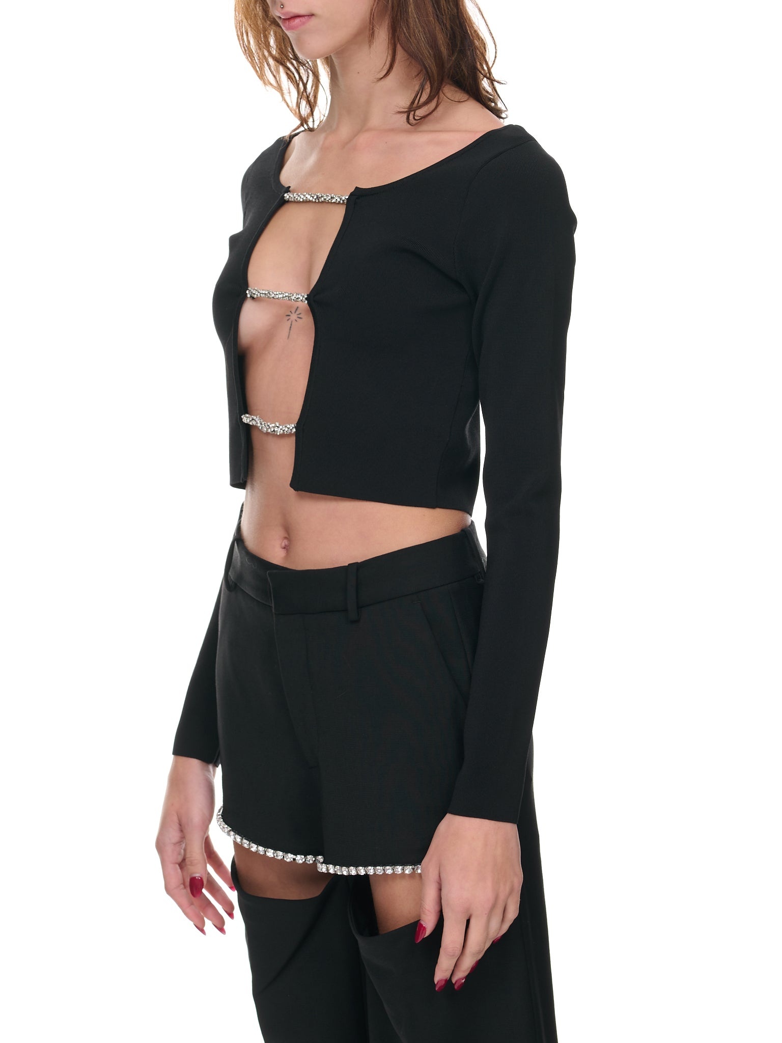 Crystal Lattice Knit Top - 2