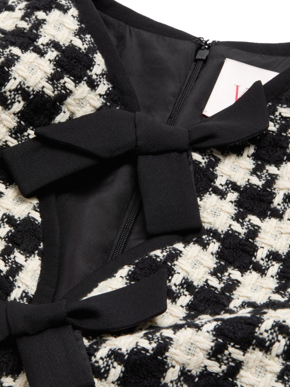 geometric-pattern mini dress - 6