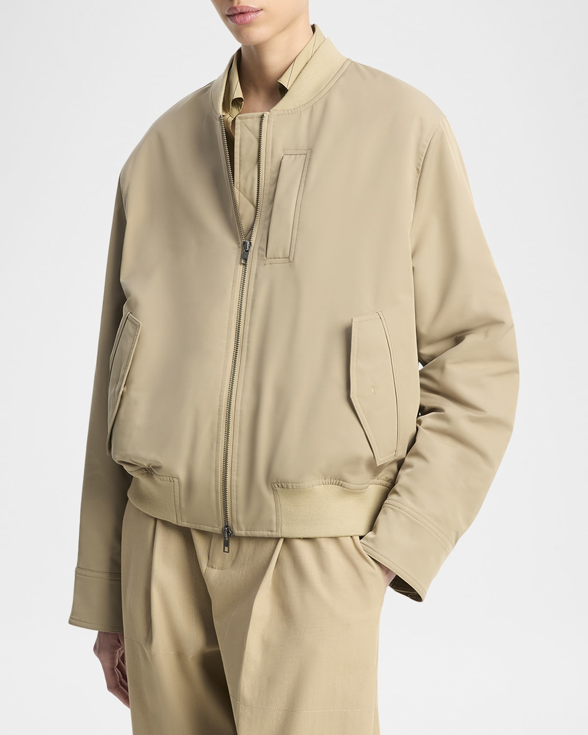 Relaxed Technical Bomber Jacket - 4
