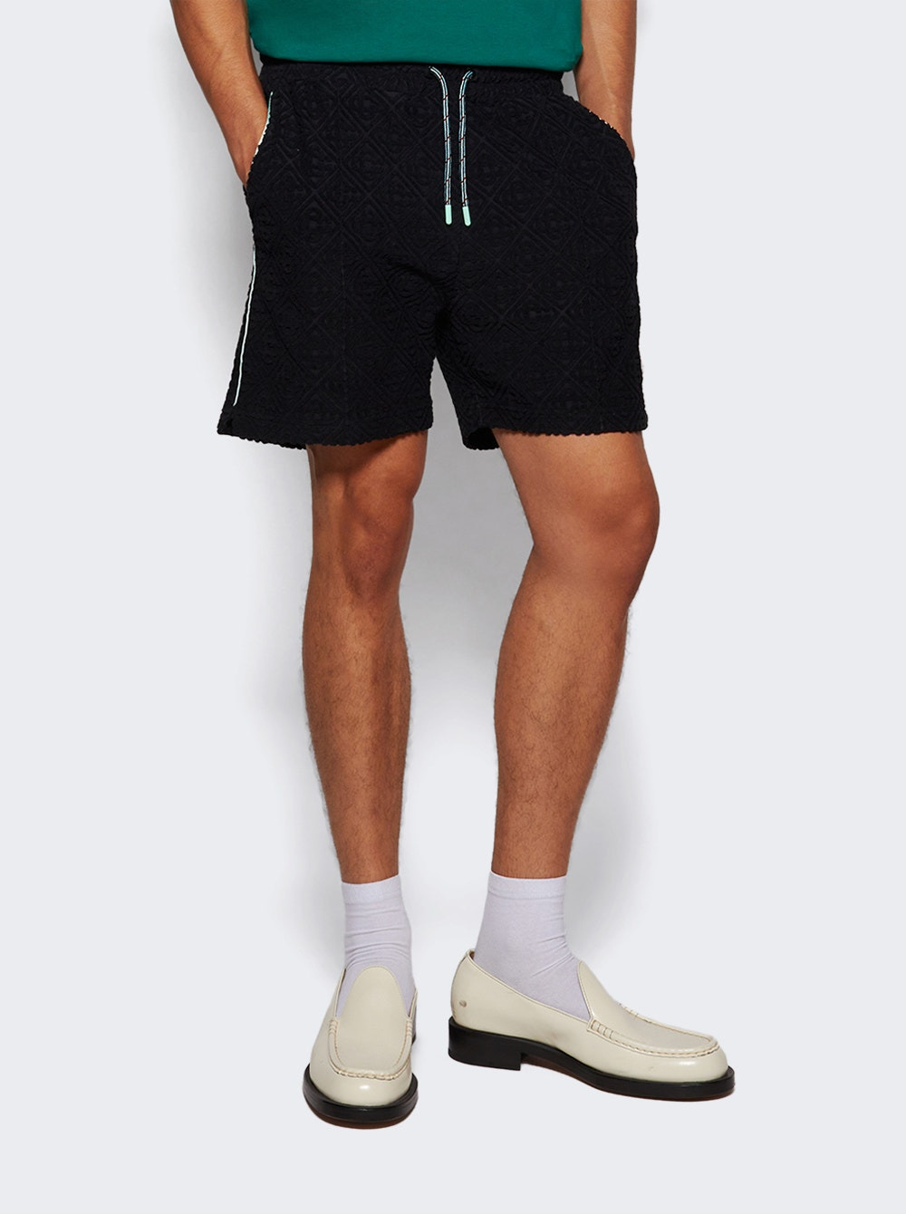 Towelling Shorts Black - 2