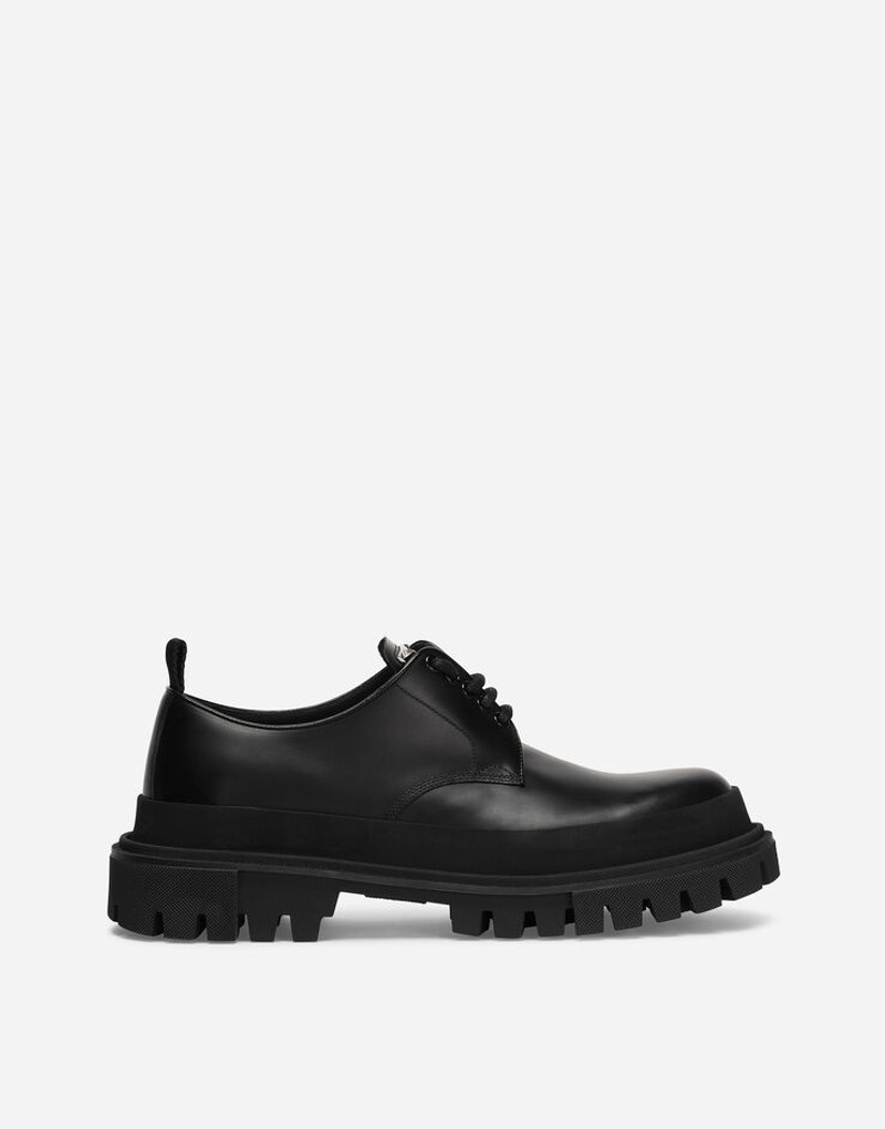 Calfskin 하이킹 더비 신발 - 1