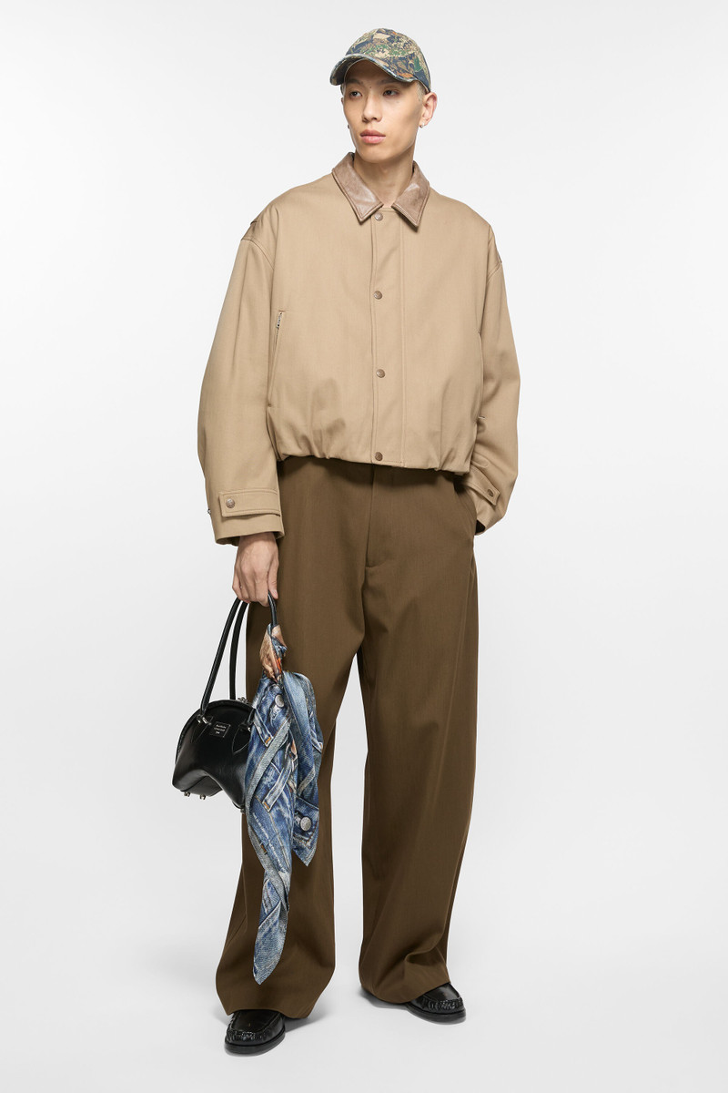 Twill trousers - Olive green 3