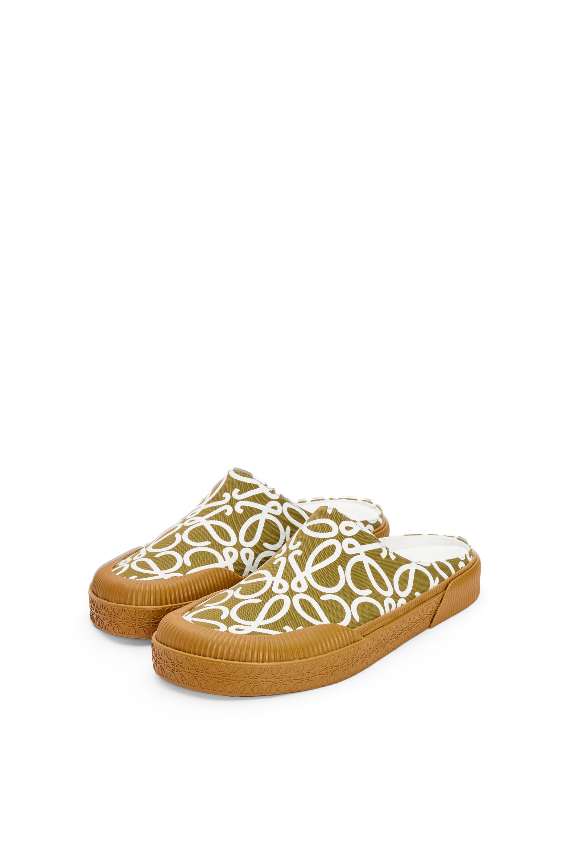 Vulcanised sneakermule in canvas - 3