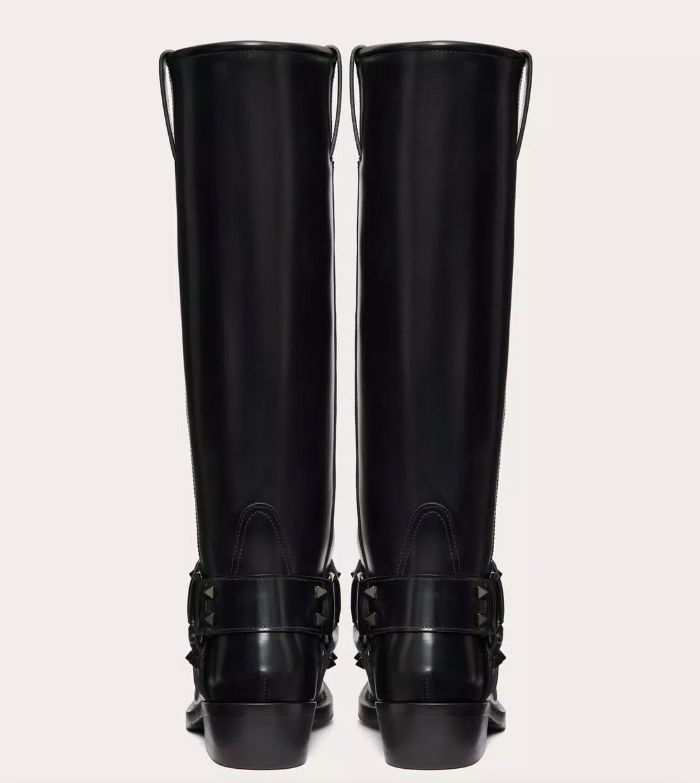 Valentino Rockstud Biker Boots - 3