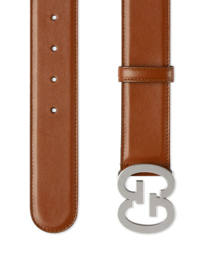 GUCCI GG buckle leather belt outlook