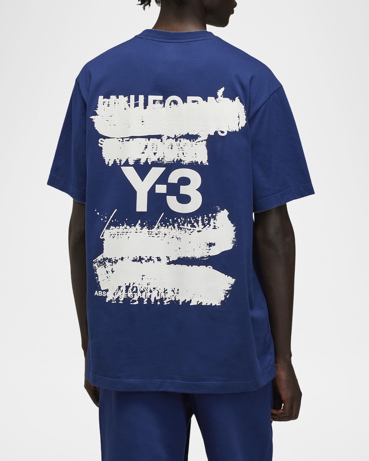 Y-3 Men's Painted Logo T-Shirt | neimanmarcus | REVERSIBLE