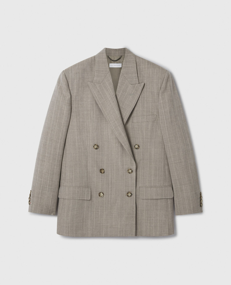 Oversized Double-Breasted Blazer - 1