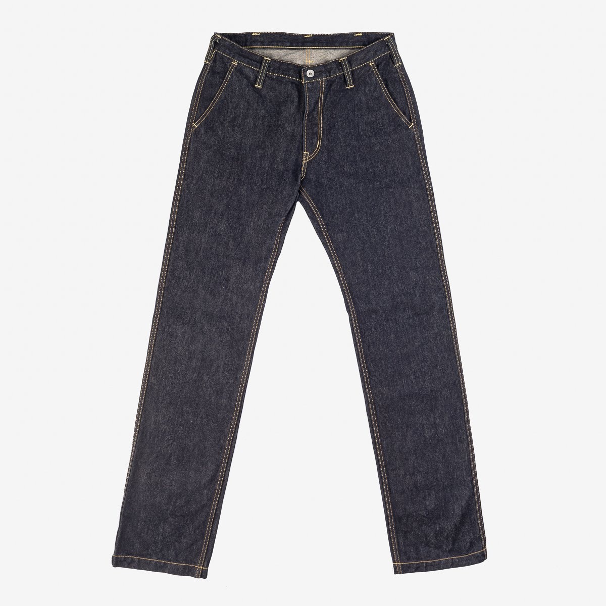 IH-728-IND 14oz Selvedge Denim Work Pants - Indigo - 1