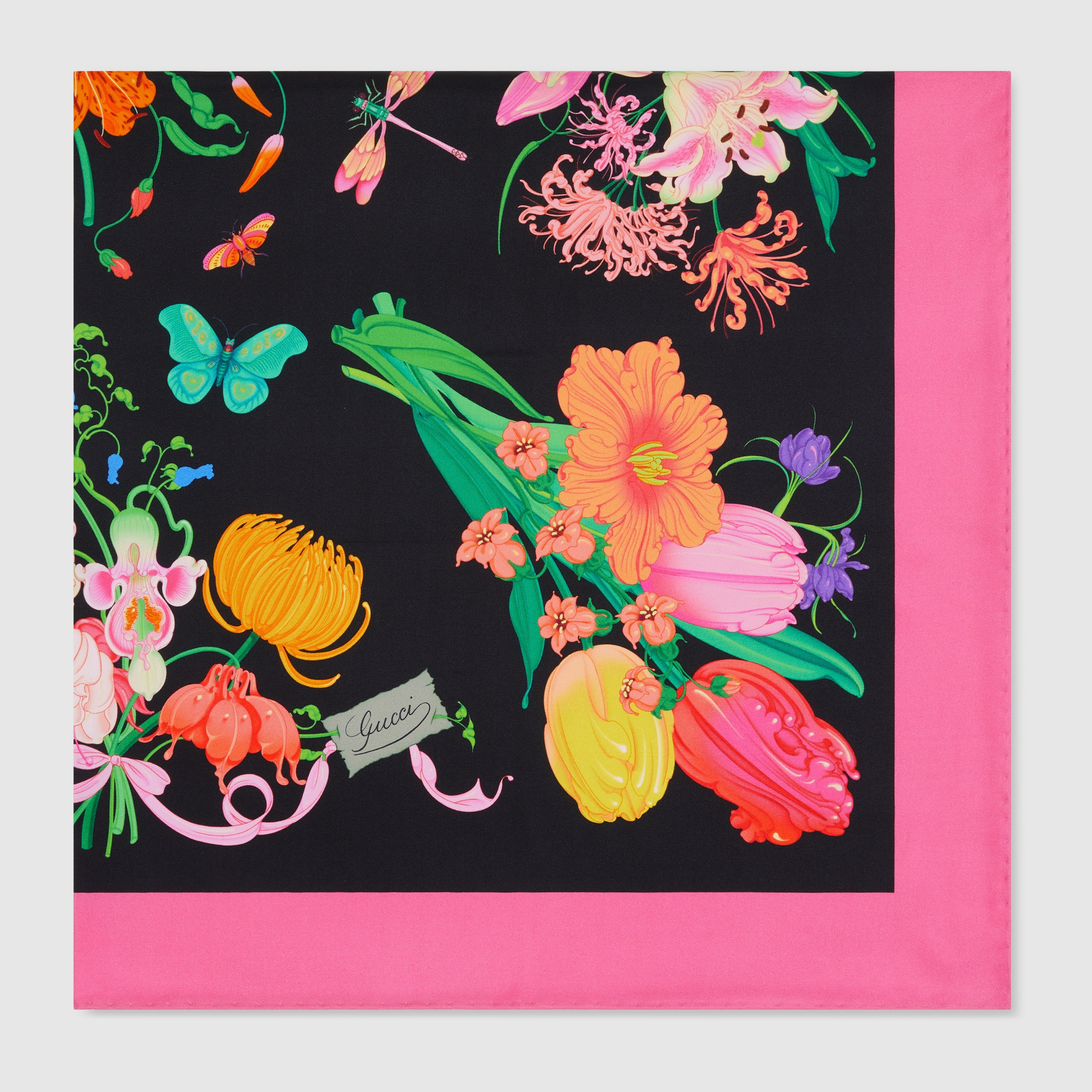 90 x 90 project printed silk carré - 2